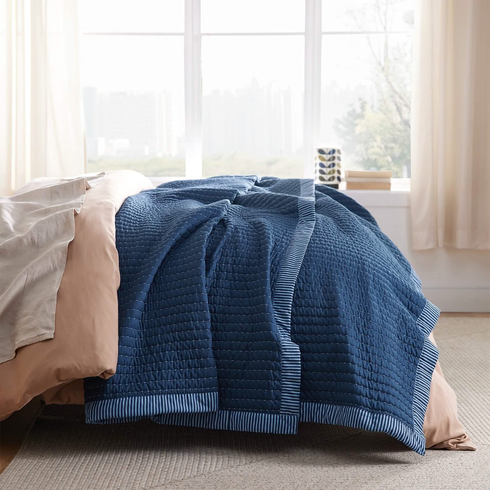 GentleSoft® Corduroy Pattern Quilt Set