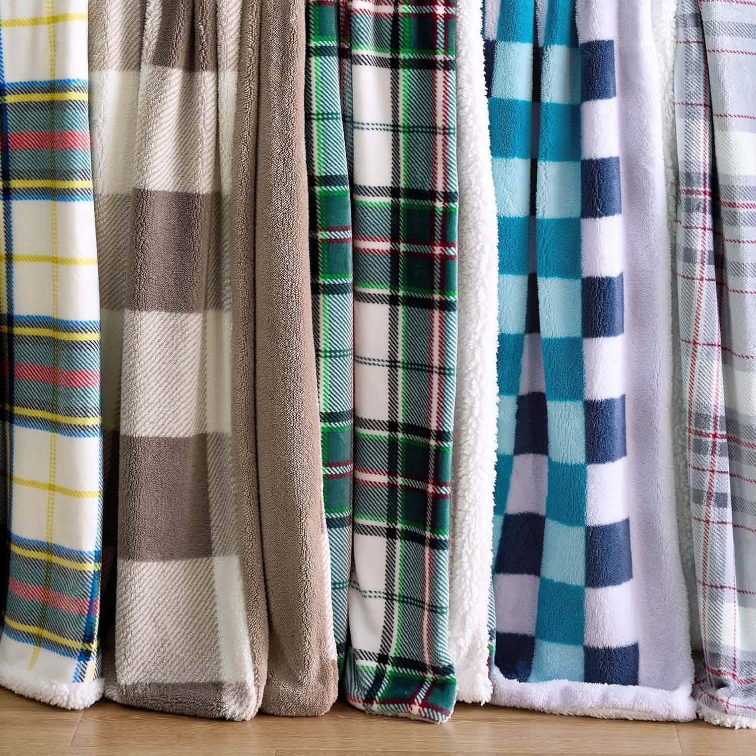 GentleSoft® Sherpa Printed Throw Blanket