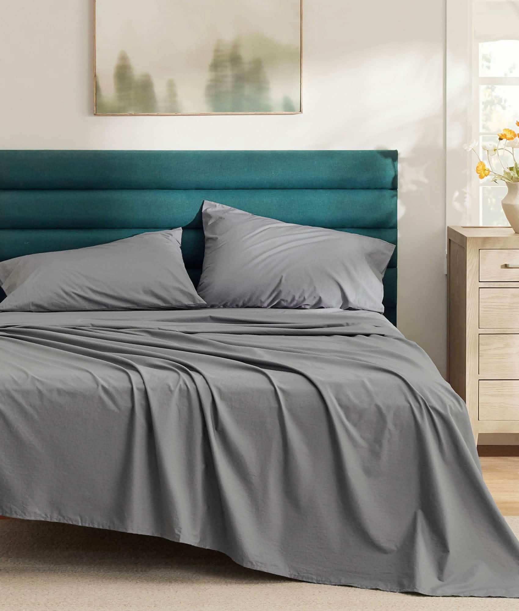 GentleSoft® Cotton Percale Weave Sheet Set
