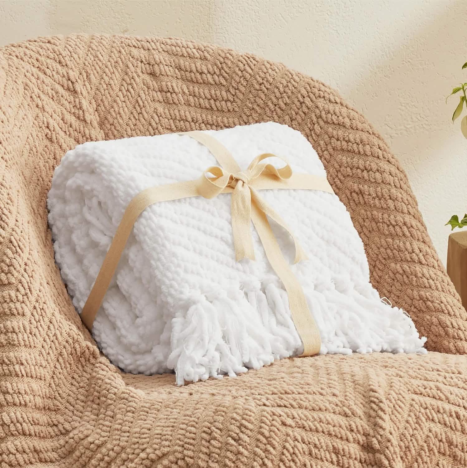 GentleSoft® GentleSoft Versatile Knit Woven Chenille Blanket