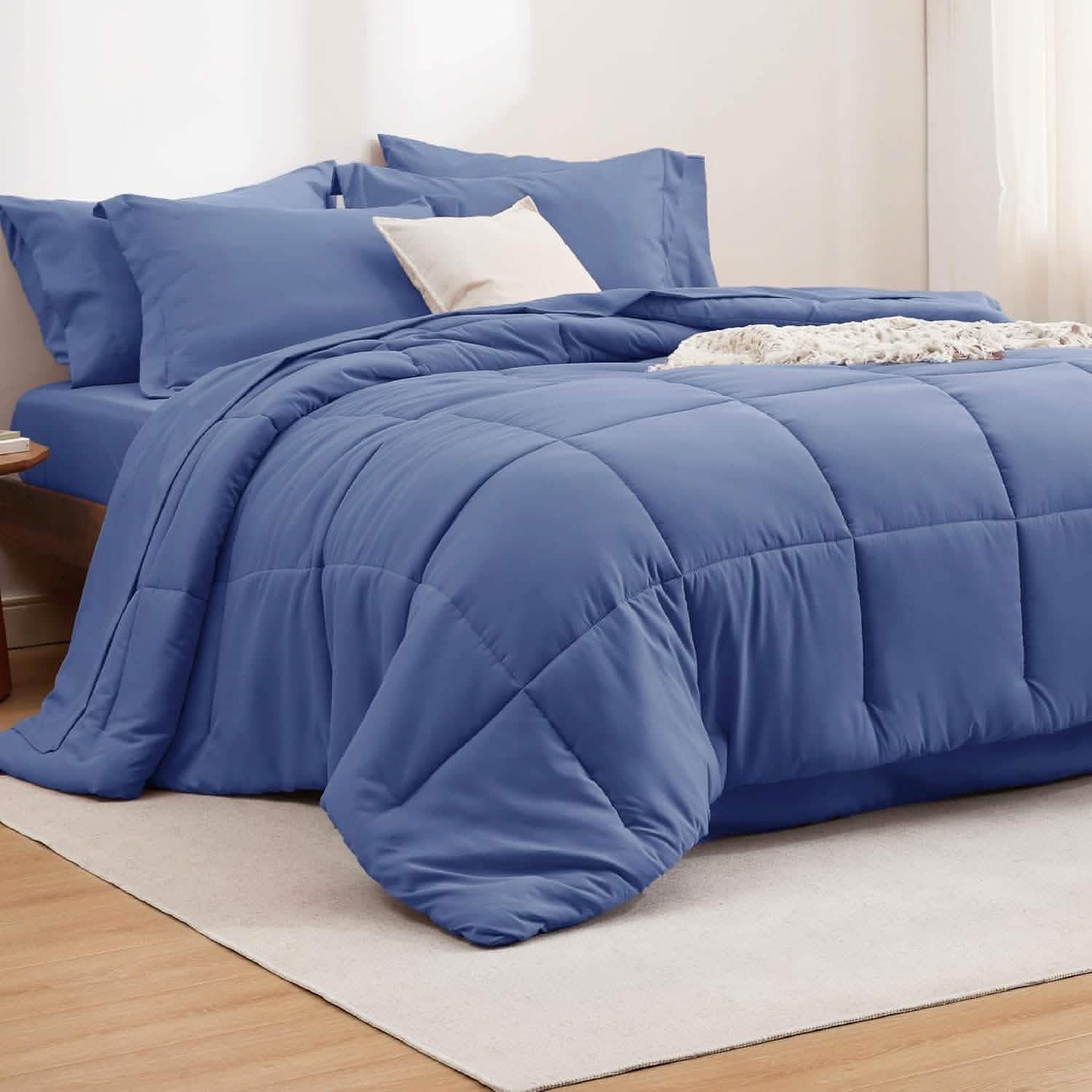 GentleSoft® Comforter Set - 7 Pieces Solid