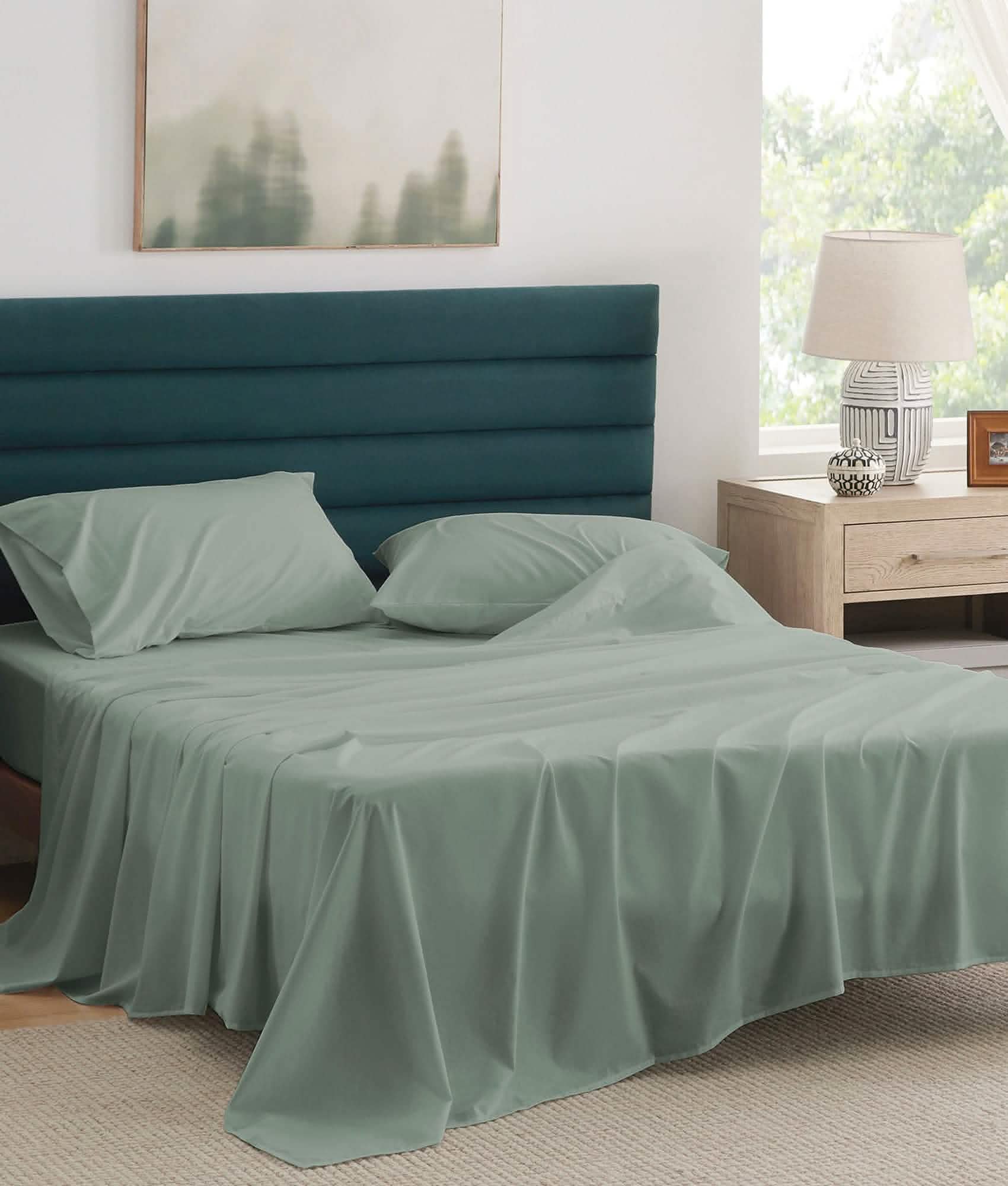 GentleSoft® Cotton Percale Weave Sheet Set