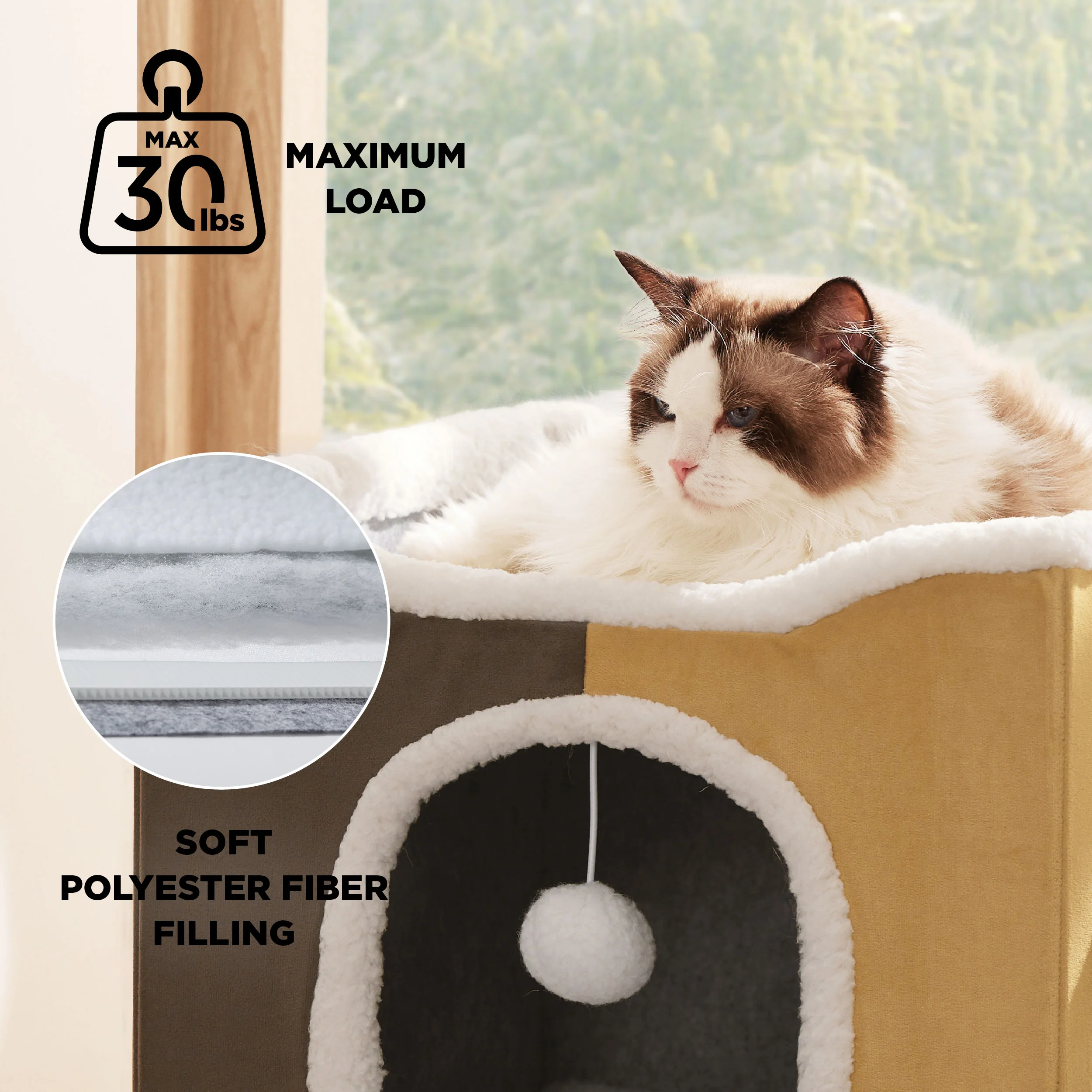 Cat Beds for Indoor Pet Cat House