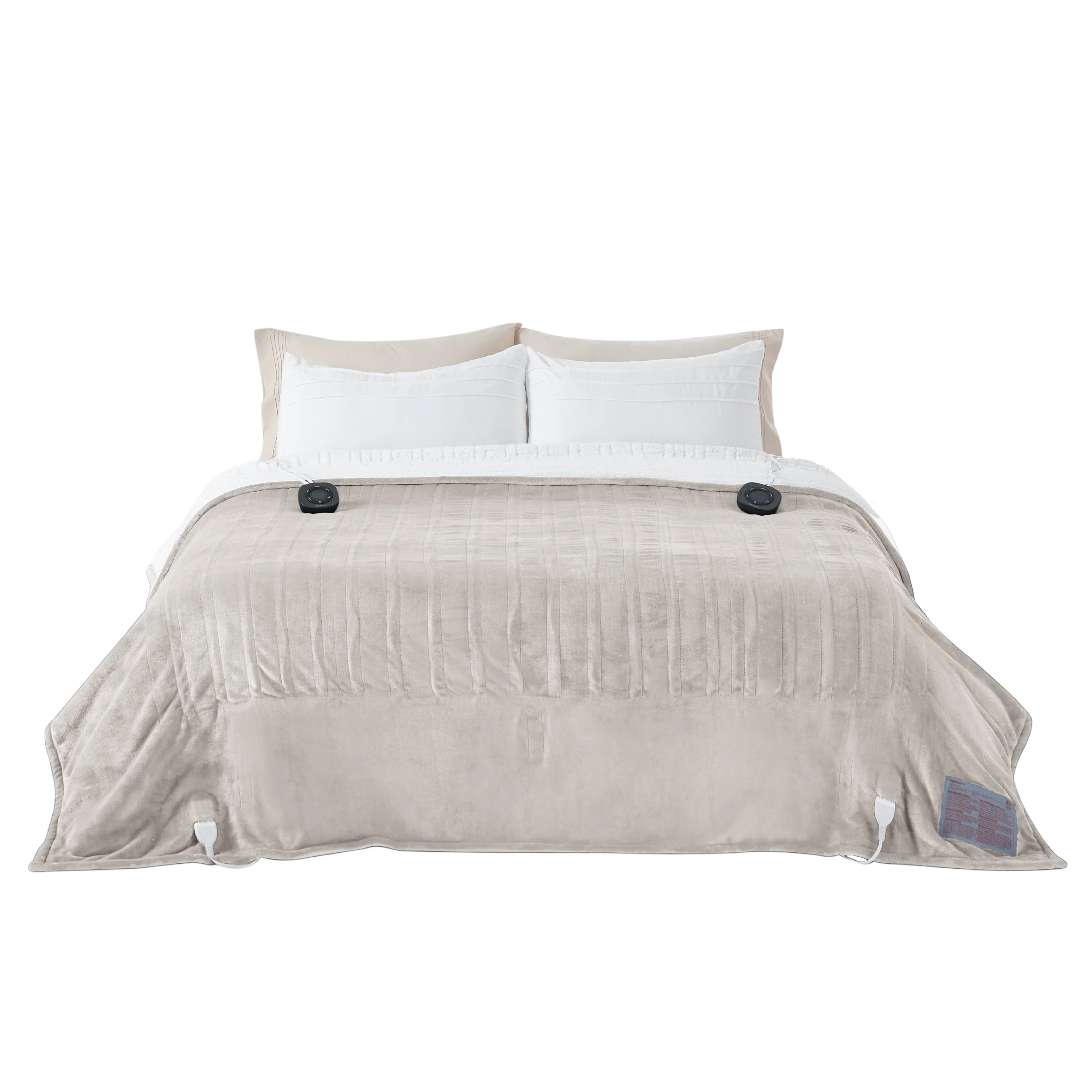 GentleSoft® Solid Flannel Heated Blanket