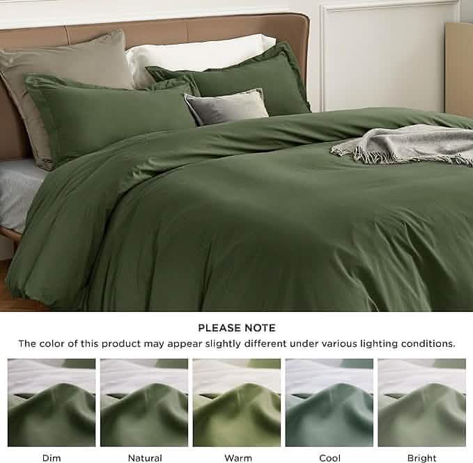 GentleSoft® Brushed Microfiber Duvet Cover Sets With Fitted Sheet
