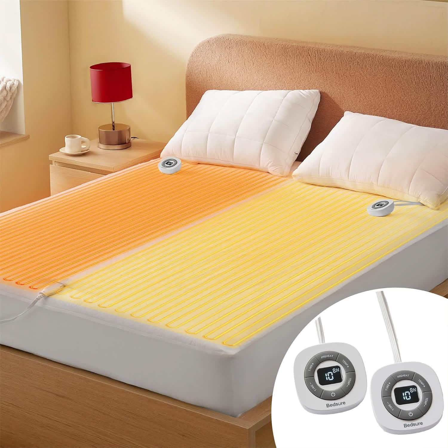 GentleSoft® Polyester Microfiber Heated Mattress Pad