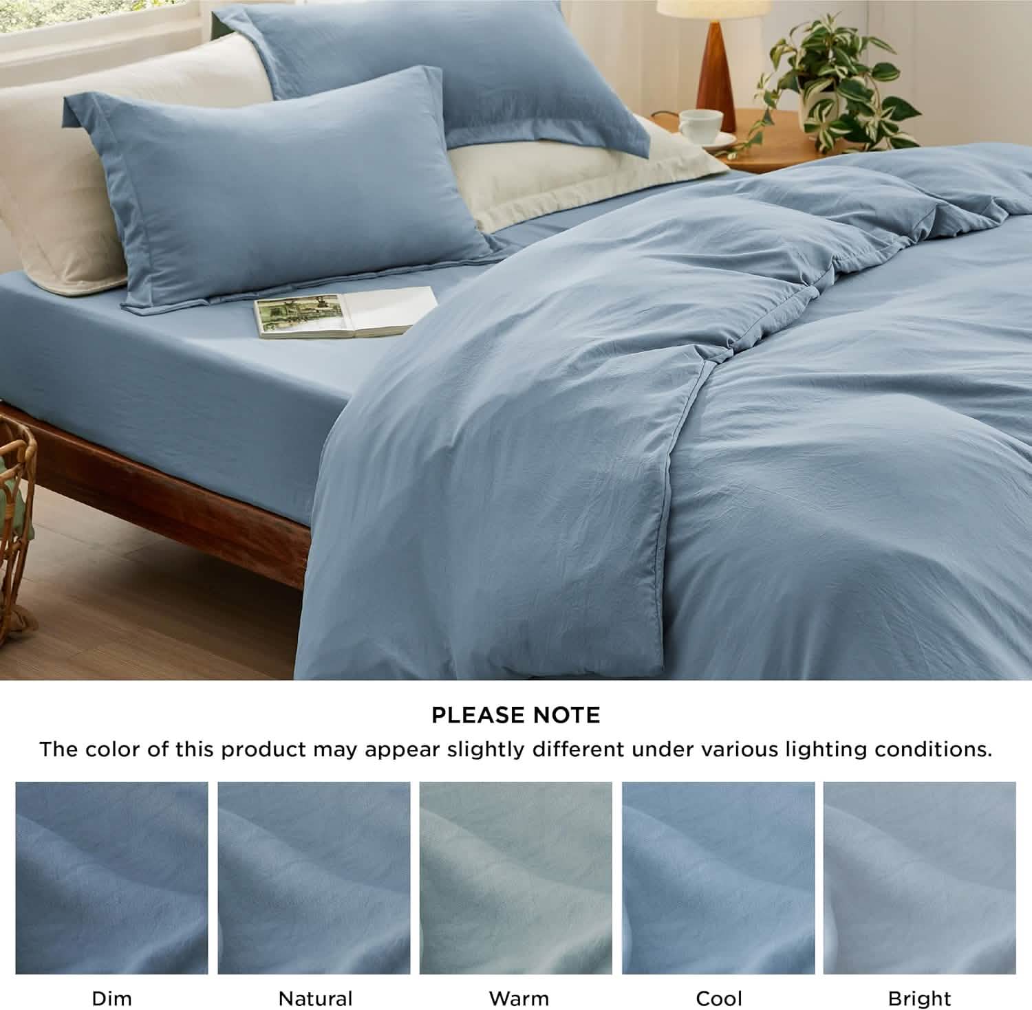 GentleSoft® Prewashed Microfiber Duvet Cover Set