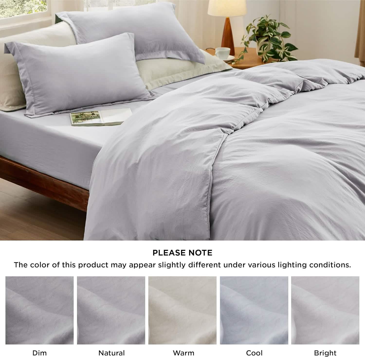 GentleSoft® Prewashed Microfiber Duvet Cover Set