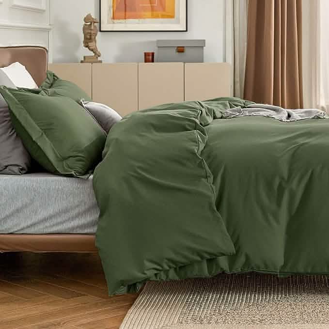 GentleSoft® Brushed Microfiber Duvet Cover Sets With Fitted Sheet