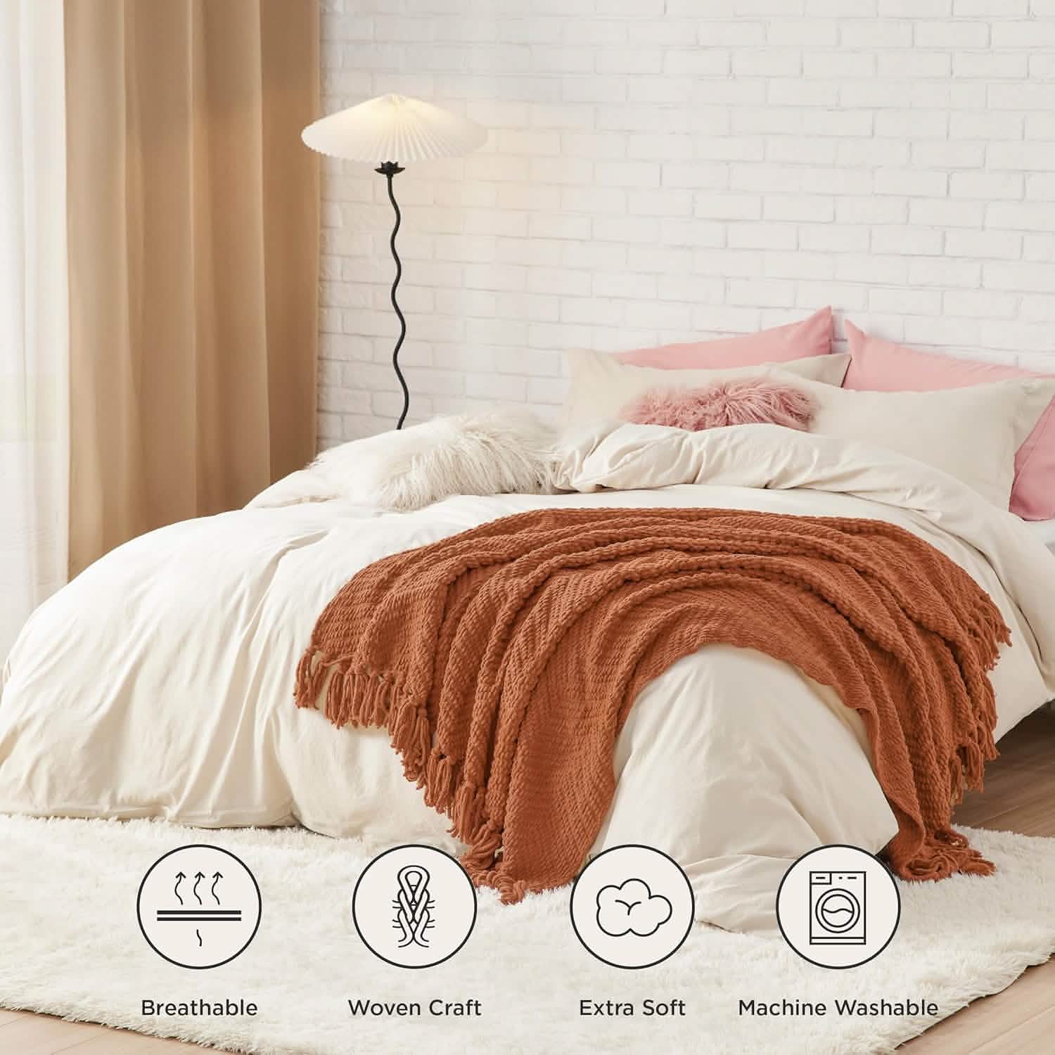GentleSoft® GentleSoft Versatile Knit Woven Chenille Blanket