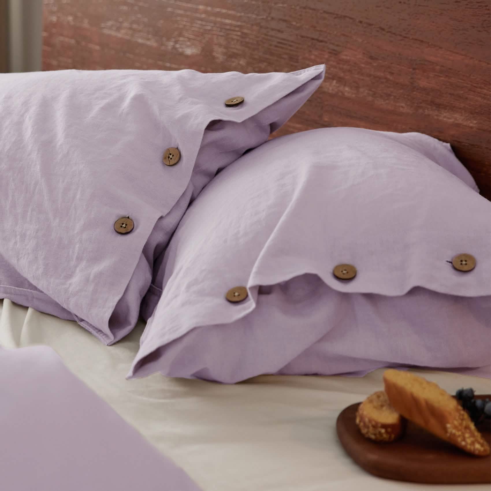 GentleSoft® Cotton Linen Hybrid Duvet Cover Set