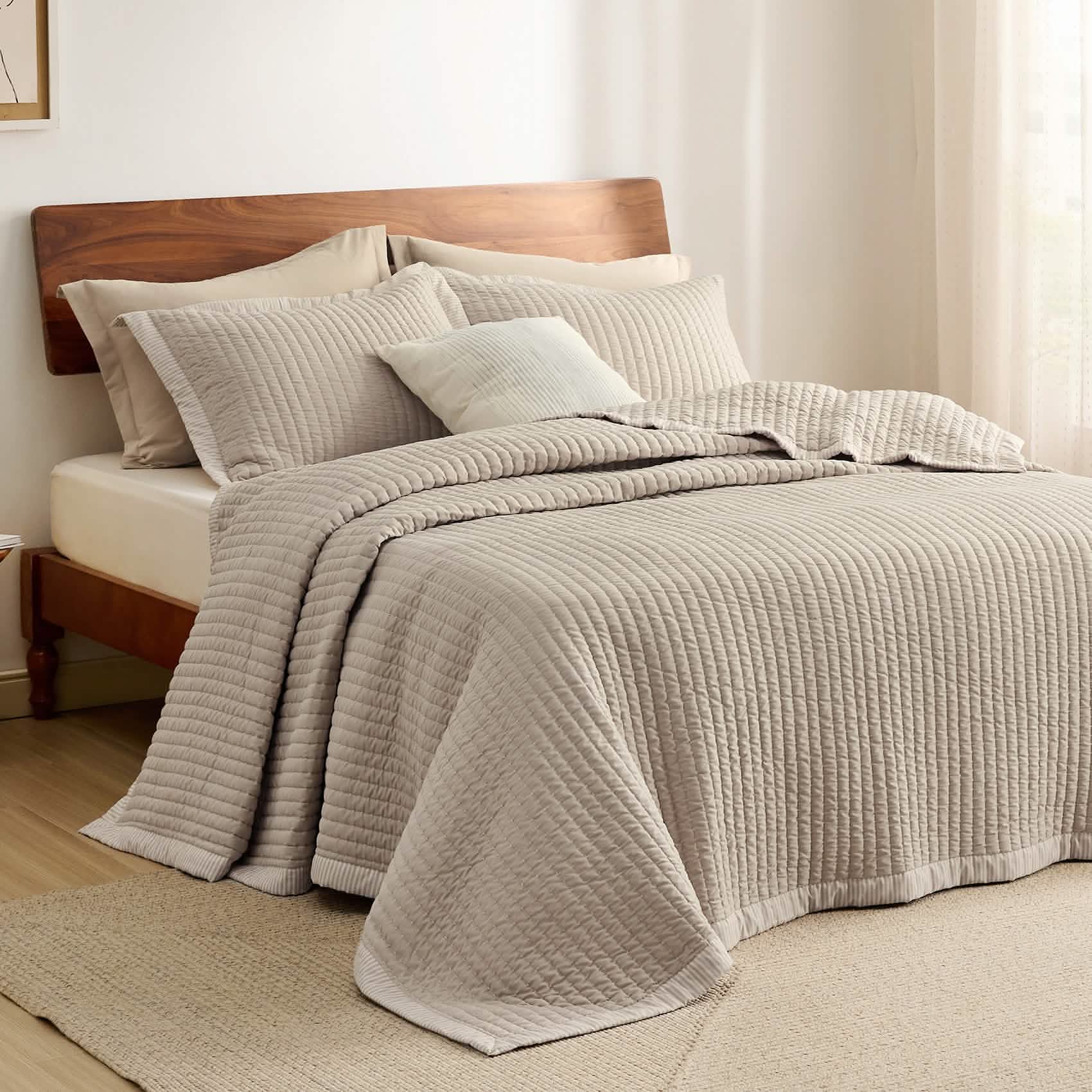 GentleSoft® Corduroy Pattern Quilt Set