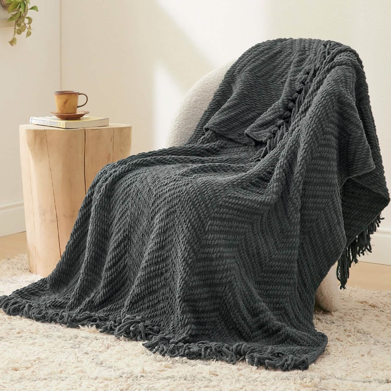 GentleSoft® GentleSoft Versatile Knit Woven Chenille Blanket