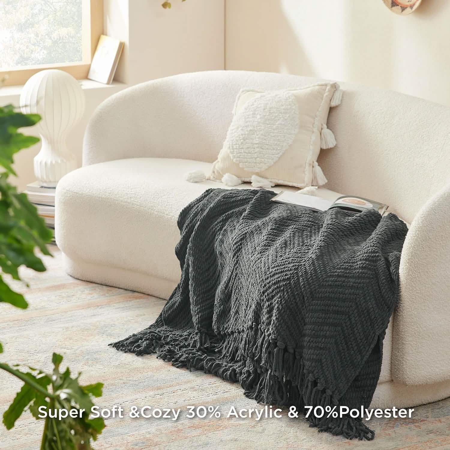 GentleSoft® GentleSoft Versatile Knit Woven Chenille Blanket