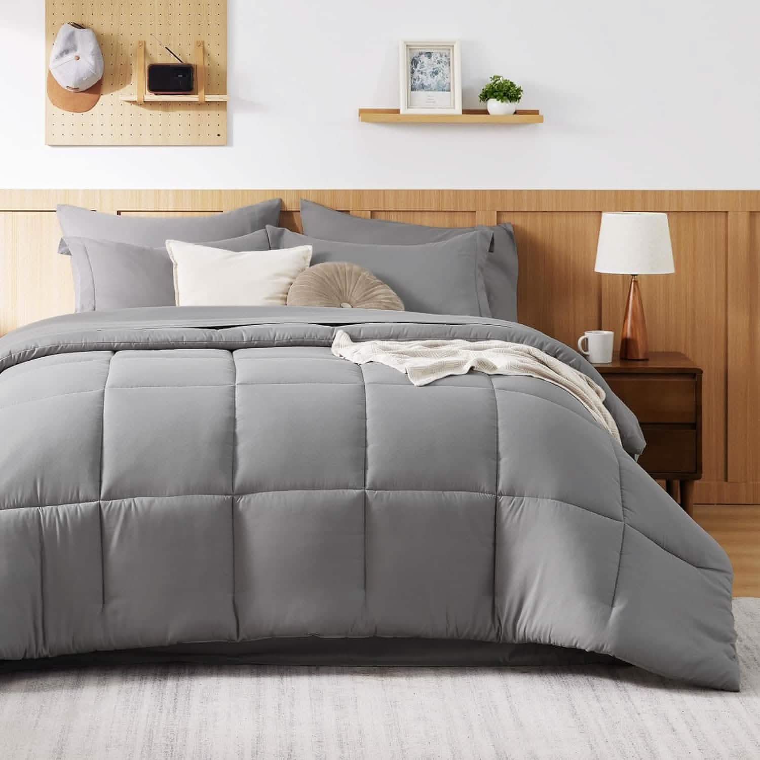 GentleSoft® Comforter Set - 7 Pieces Solid