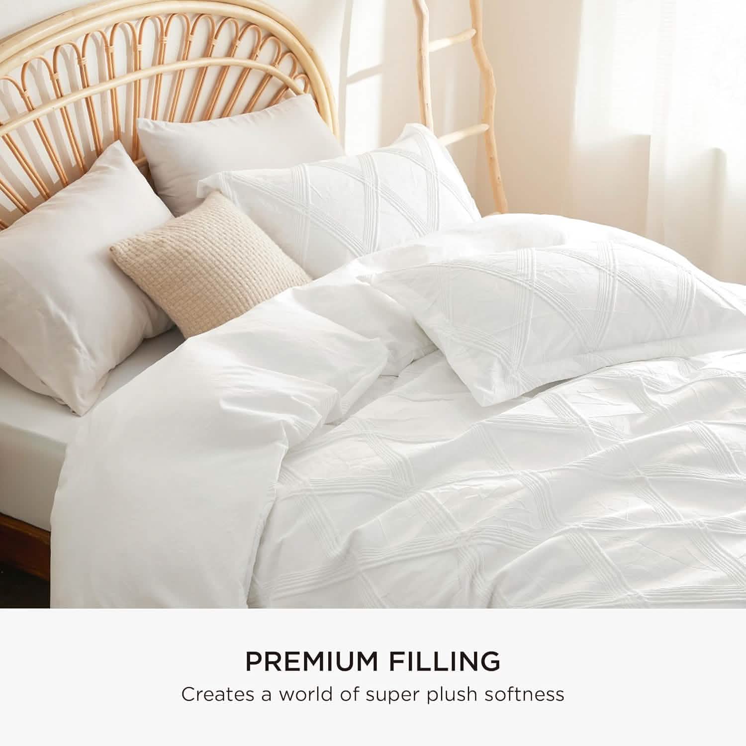 GentleSoft® Puffy Jacquard Comforter Set