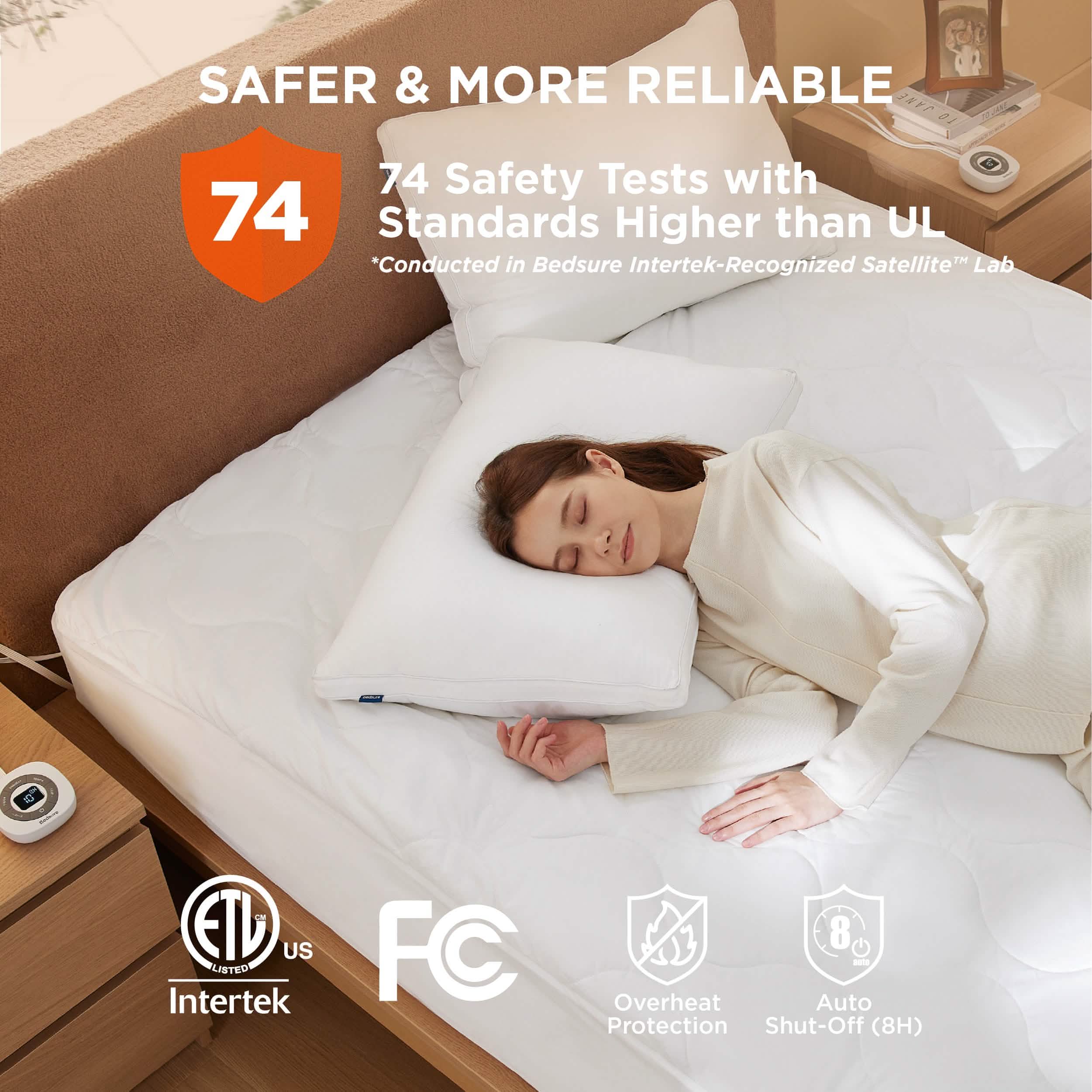 GentleSoft® Waterproof Cotton Heated Mattress Pad