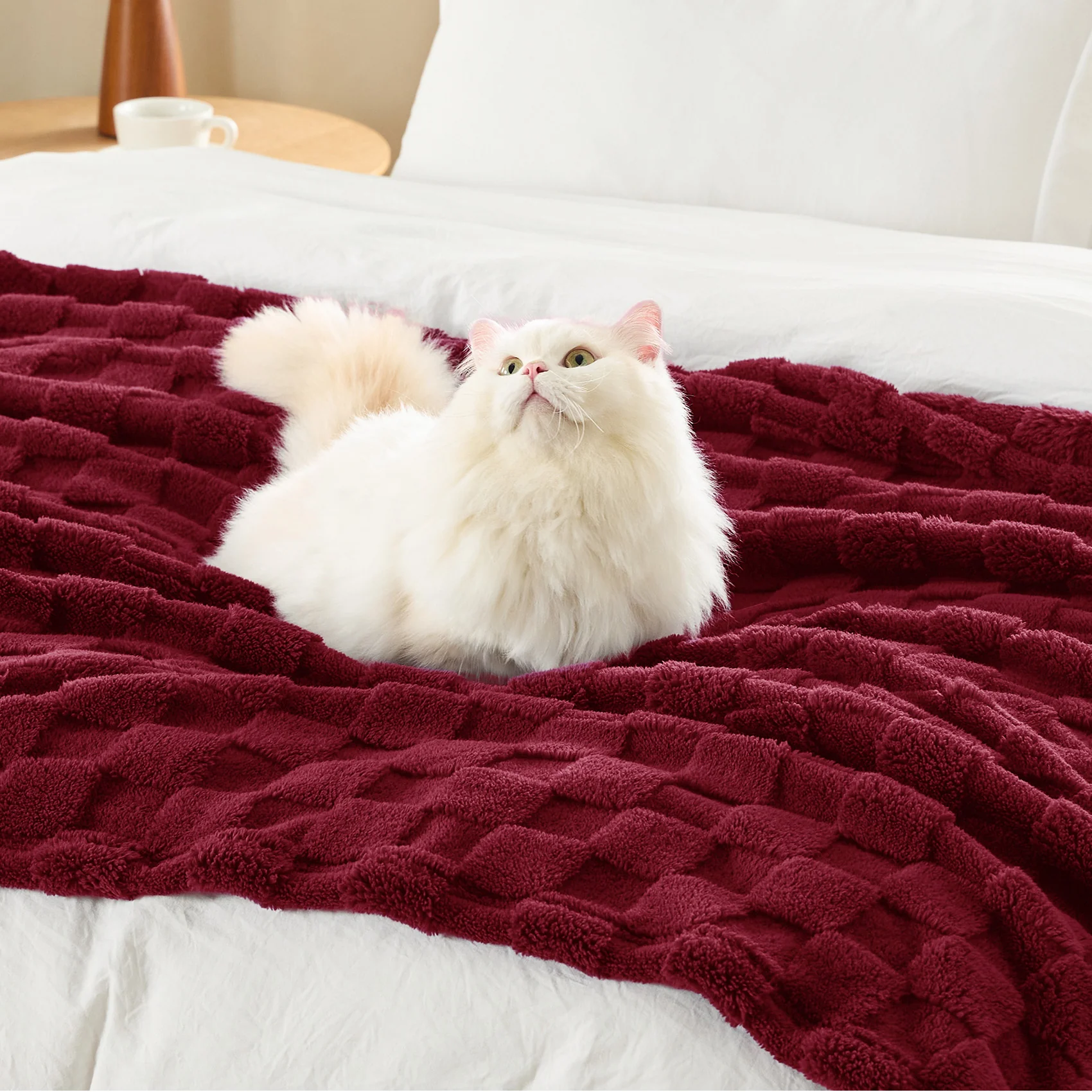GentleSoft® Jacquard Shaggy Sherpa Blanket