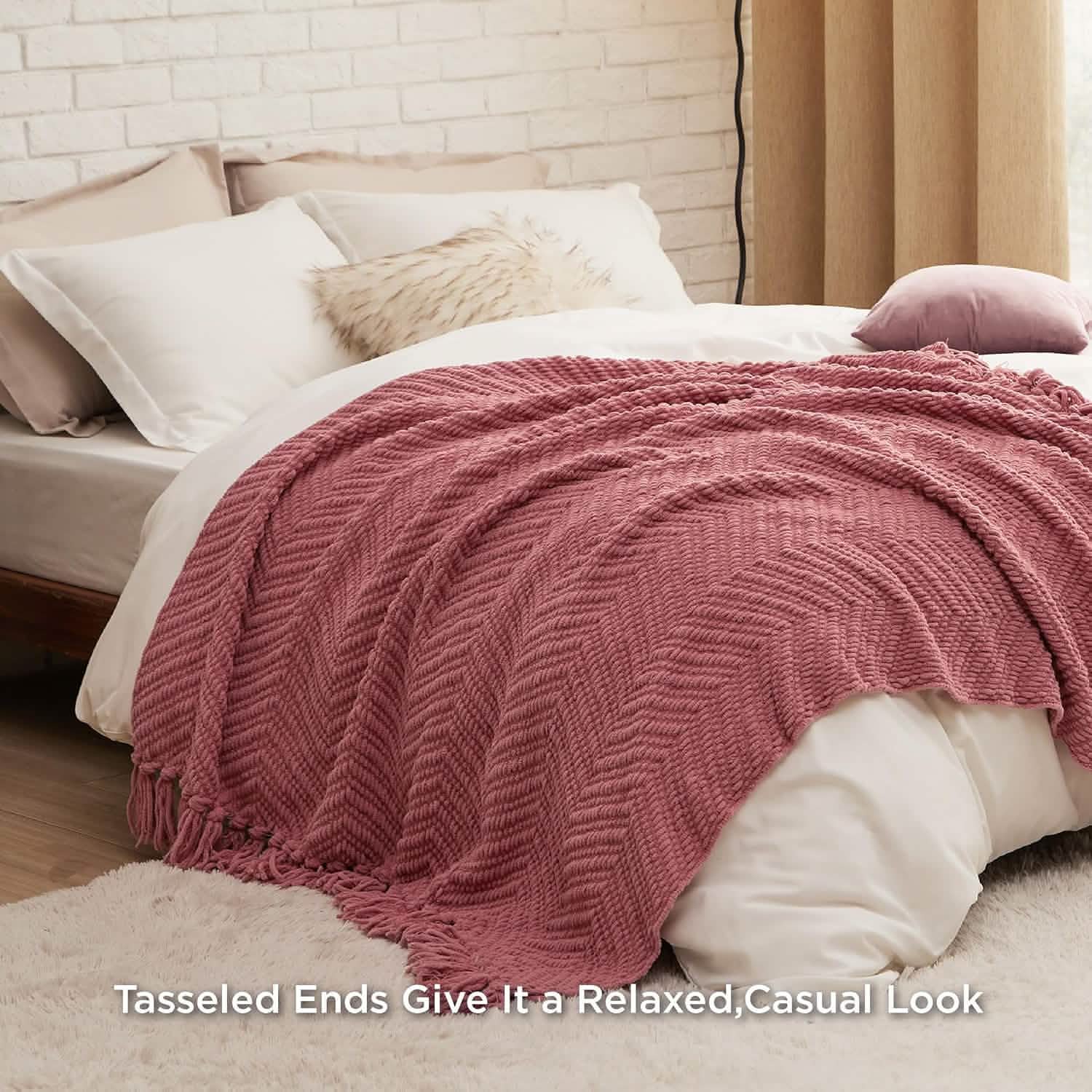 GentleSoft® GentleSoft Versatile Knit Woven Chenille Blanket