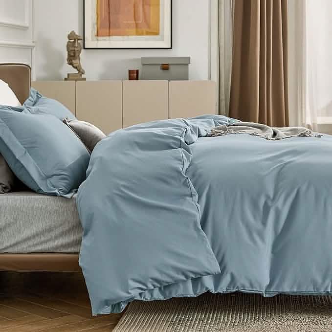 GentleSoft® Brushed Microfiber Duvet Cover Sets With Fitted Sheet