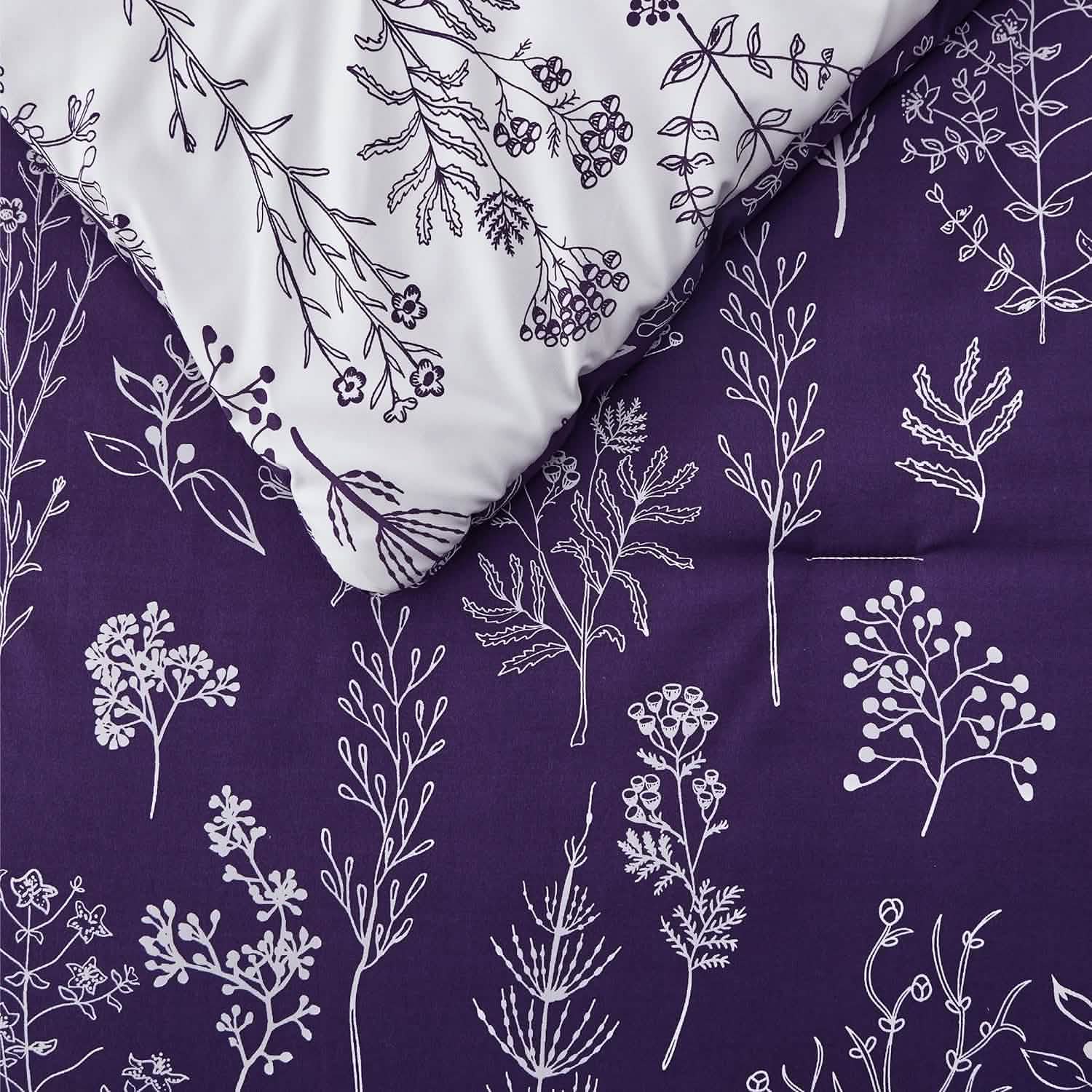 GentleSoft® Reversible Floral Print Comforter Set-2