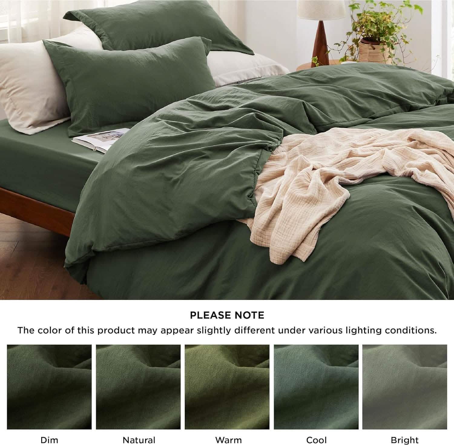 GentleSoft® Prewashed Microfiber Duvet Cover Set