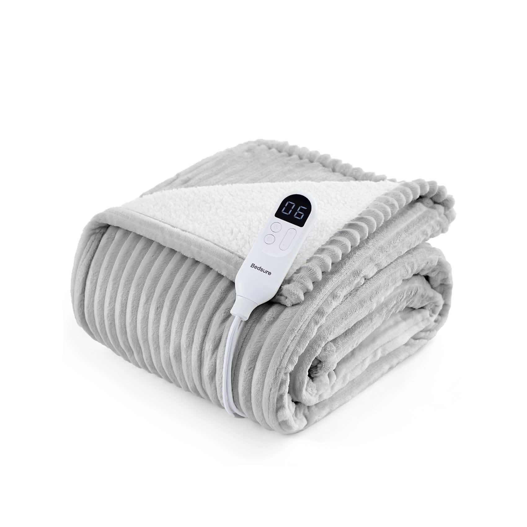 GentleSoft® Ribbed Heated Blanket