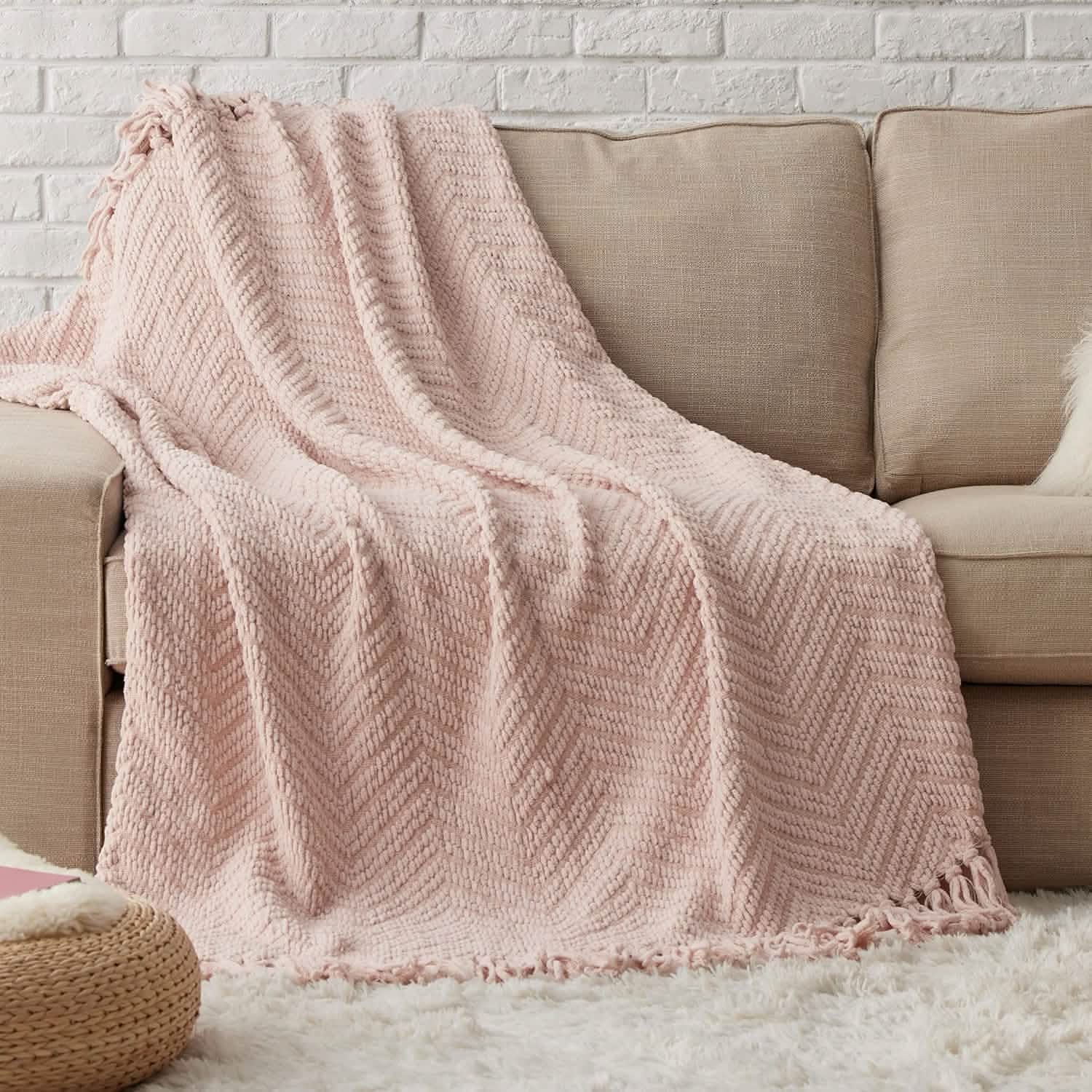 GentleSoft® GentleSoft Versatile Knit Woven Chenille Blanket