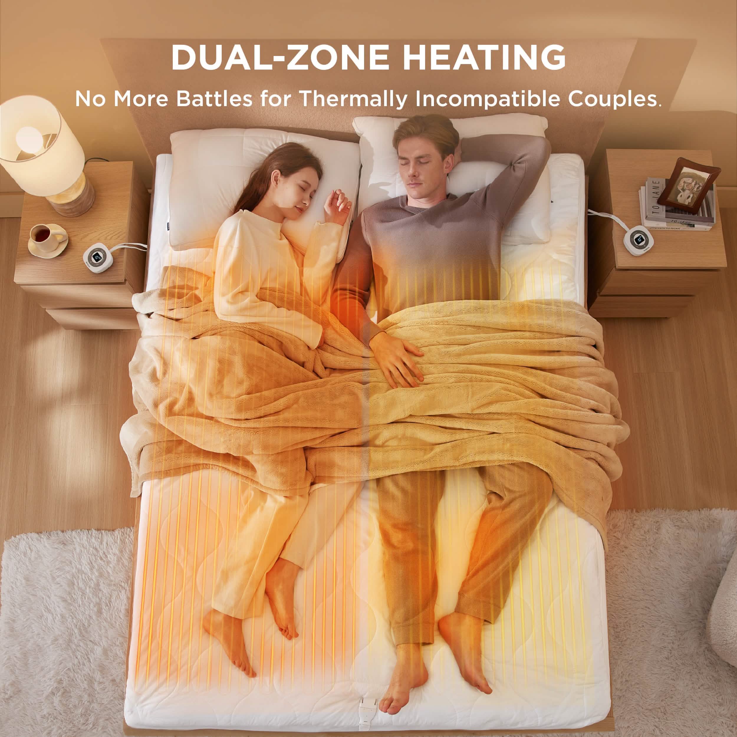 GentleSoft® Waterproof Cotton Heated Mattress Pad
