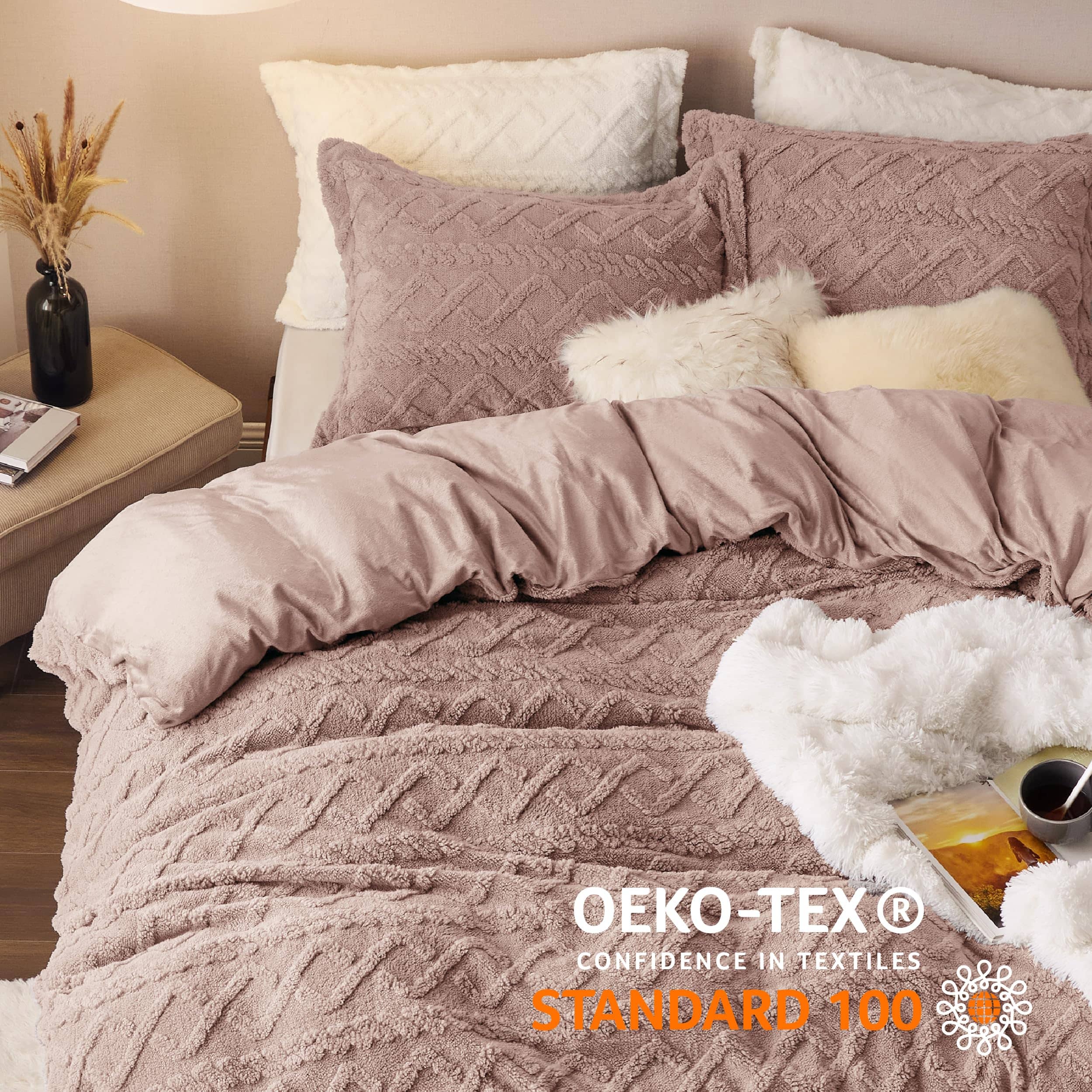 GentleSoft® Fluffy Boho Duvet Cover Set
