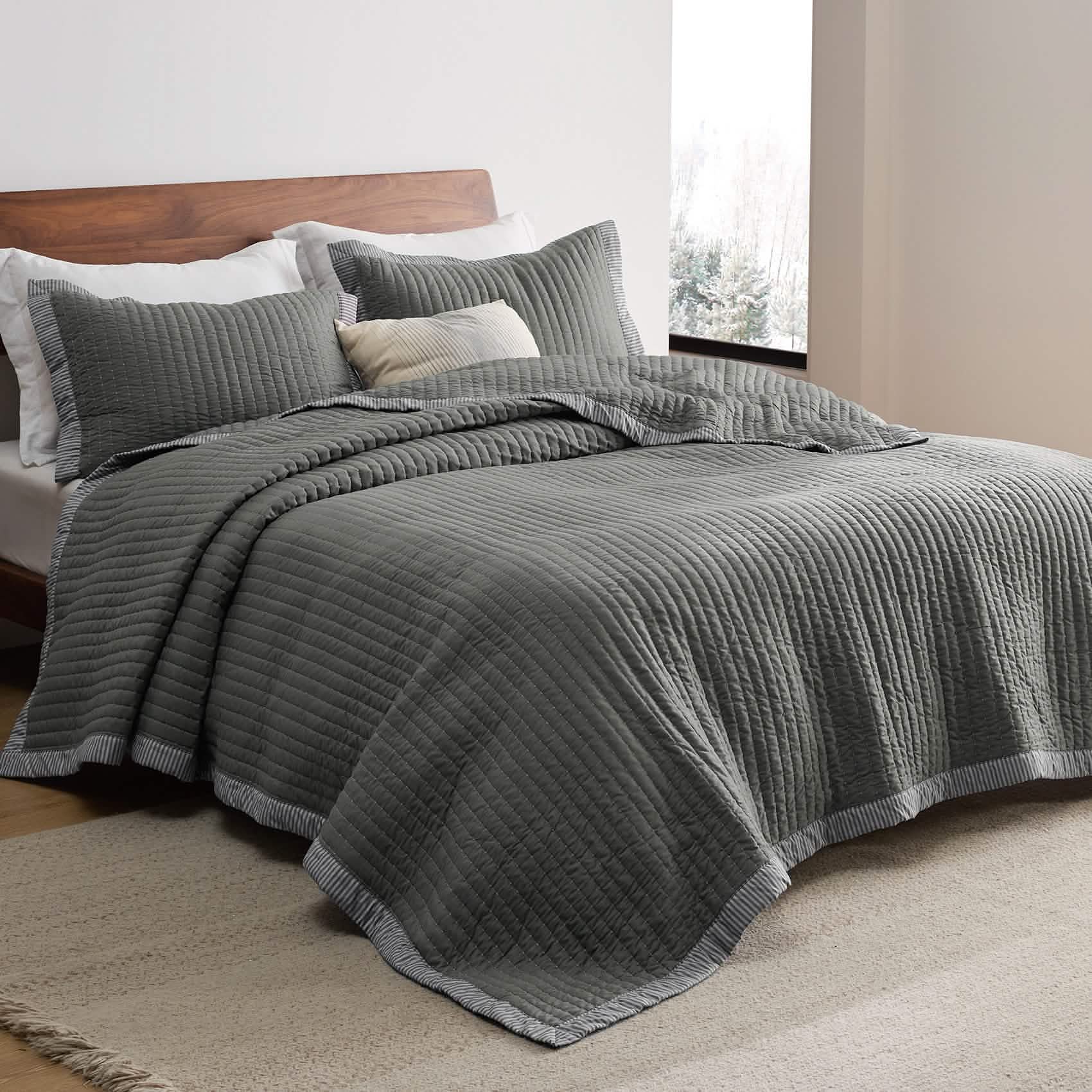 GentleSoft® Corduroy Pattern Quilt Set