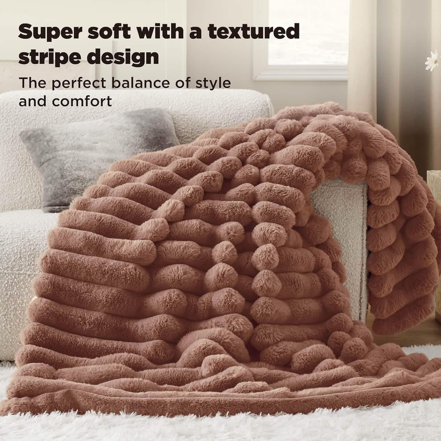 GentleSoft® Plush Stripe Blanket