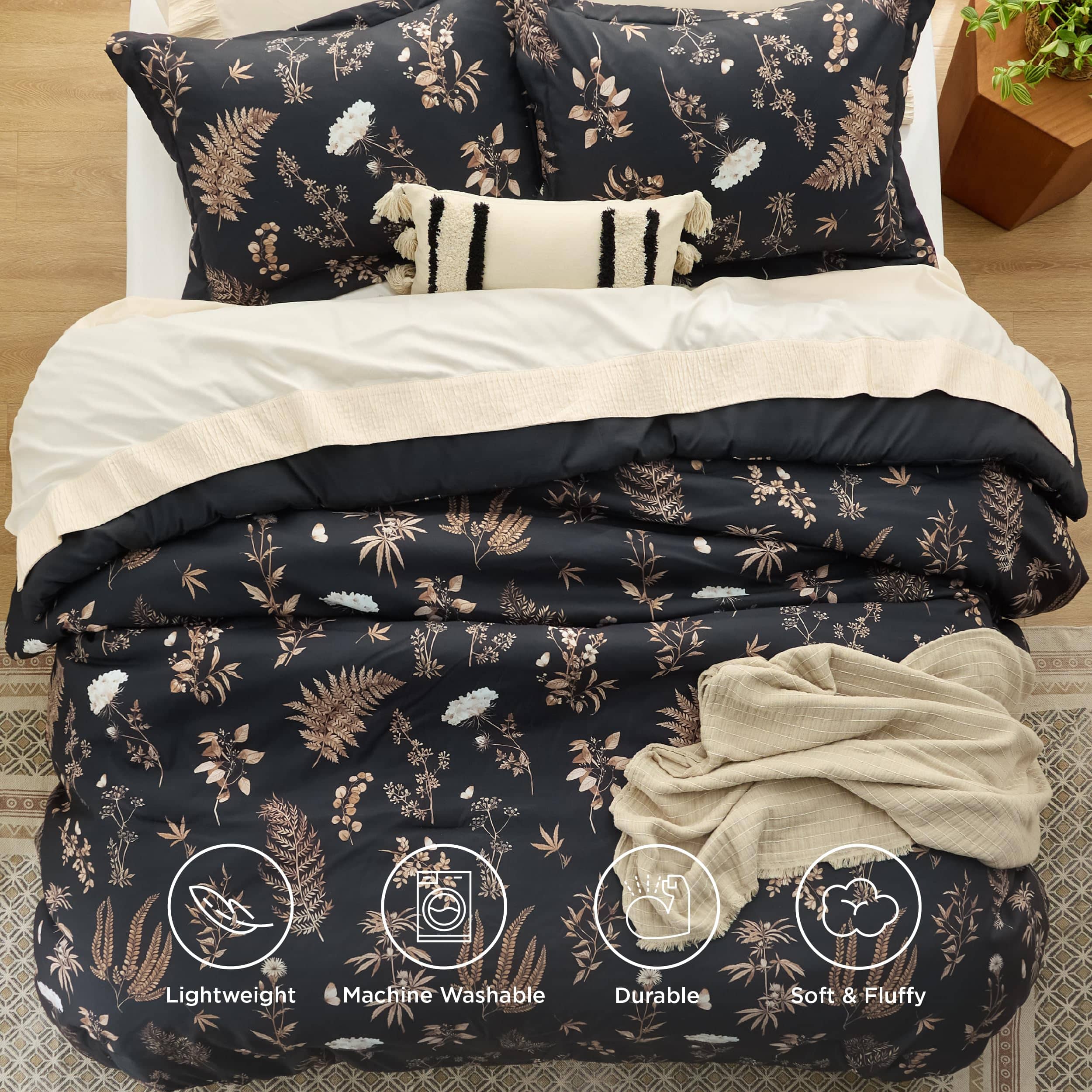 GentleSoft® Retro Botanical Comforter Set
