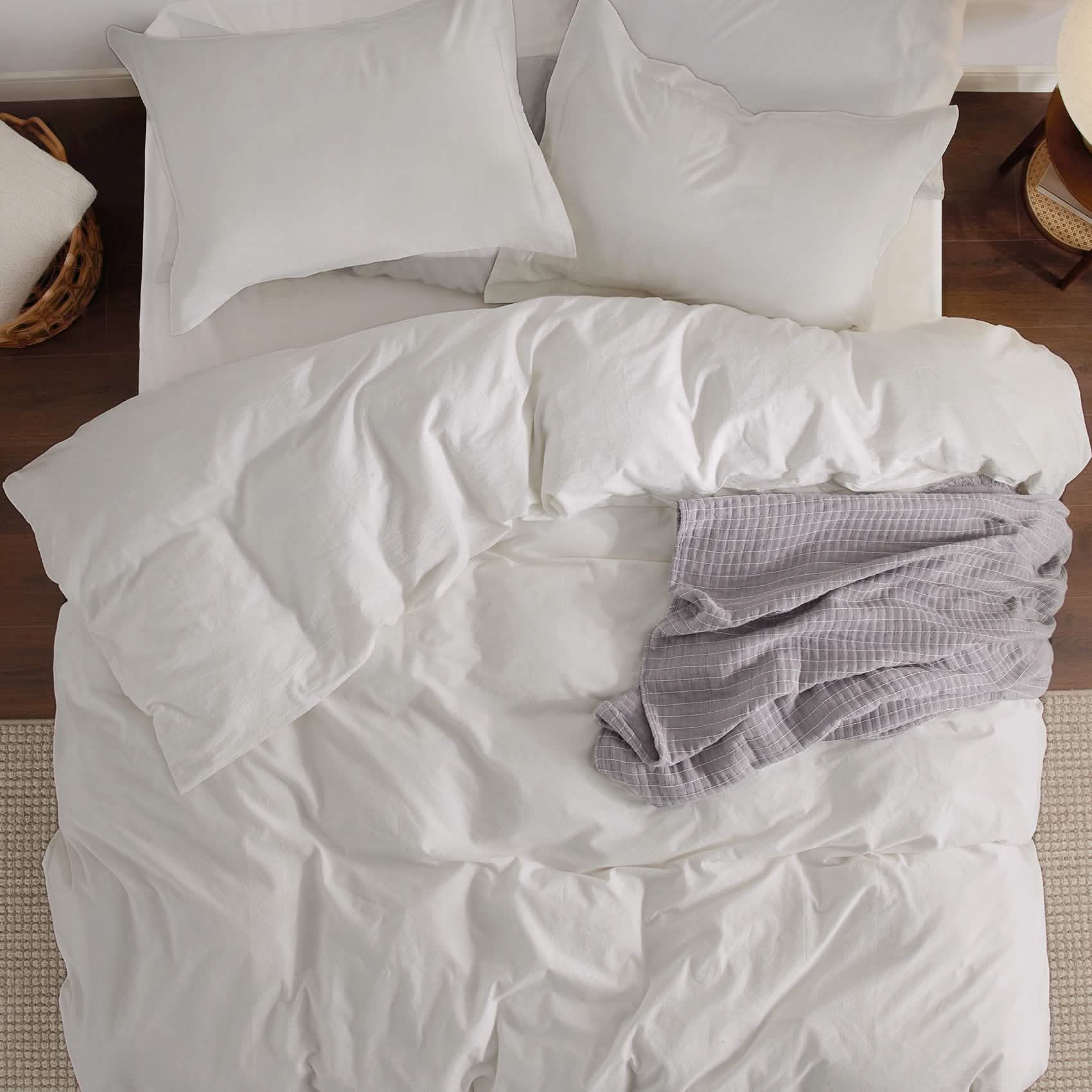 GentleSoft® Washed Cotton Duvet Cover Set