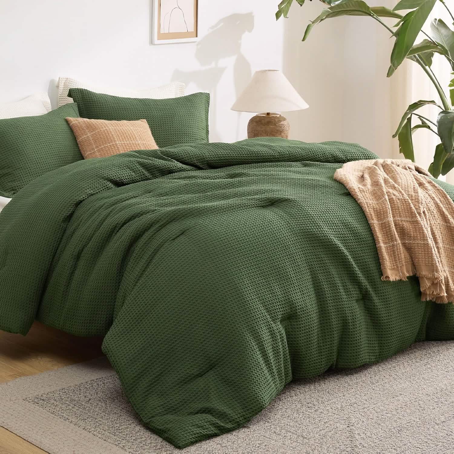 GentleSoft® Classic Waffle Weave Comforter Set