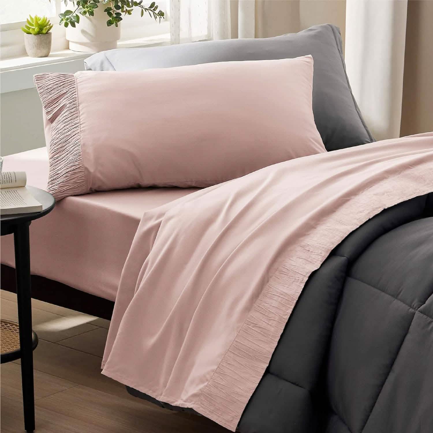 GentleSoft® Ruched Sheet Set