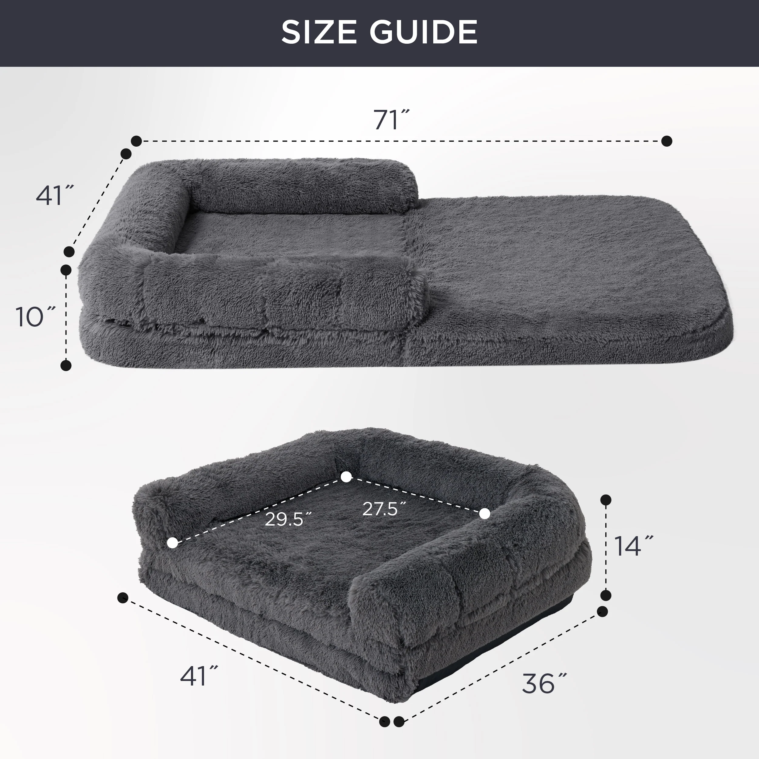Foldable Human Dog Bed