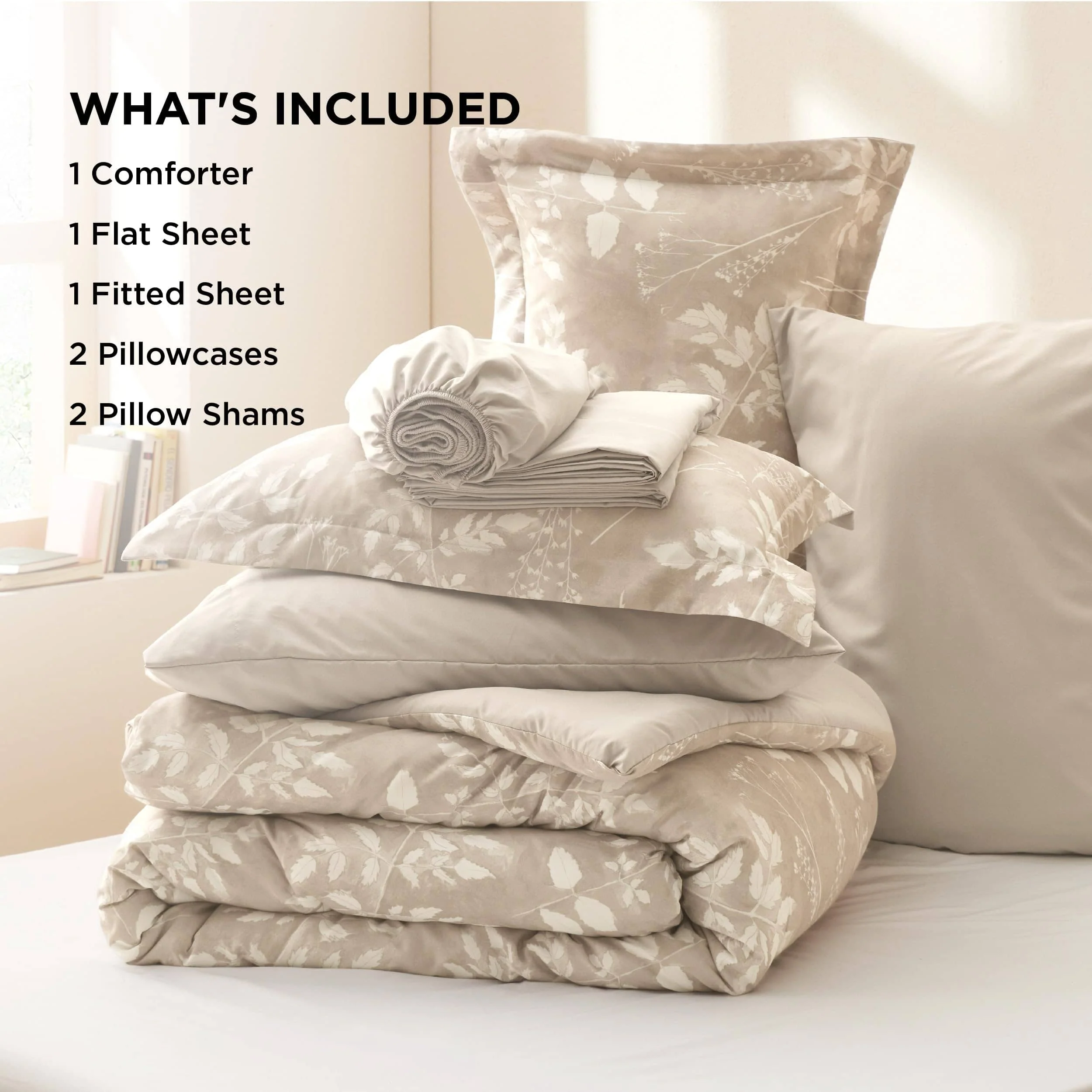 GentleSoft® Elegant Floral Comforter Sets