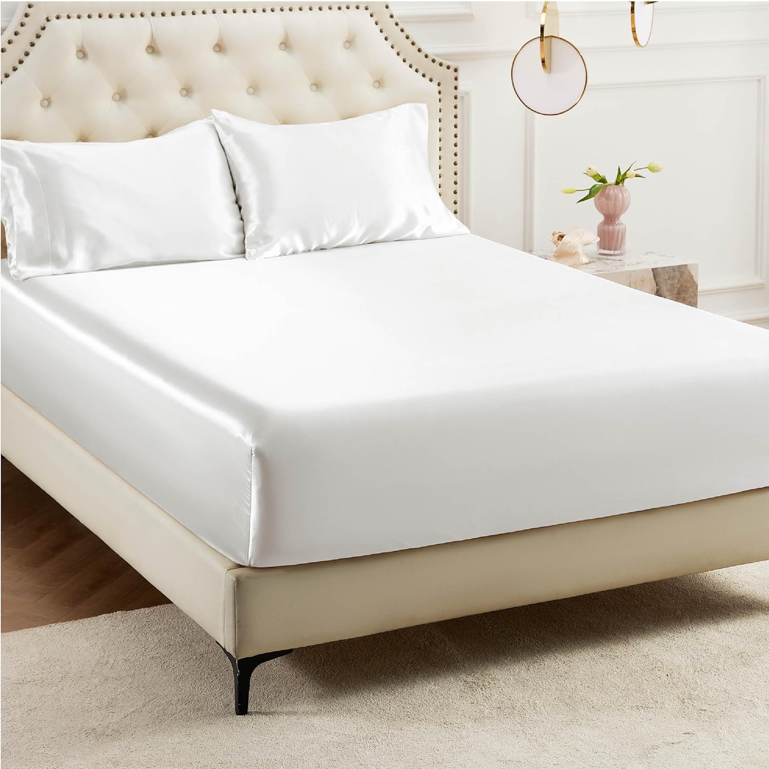 GentleSoft® Satin Fitted Sheet