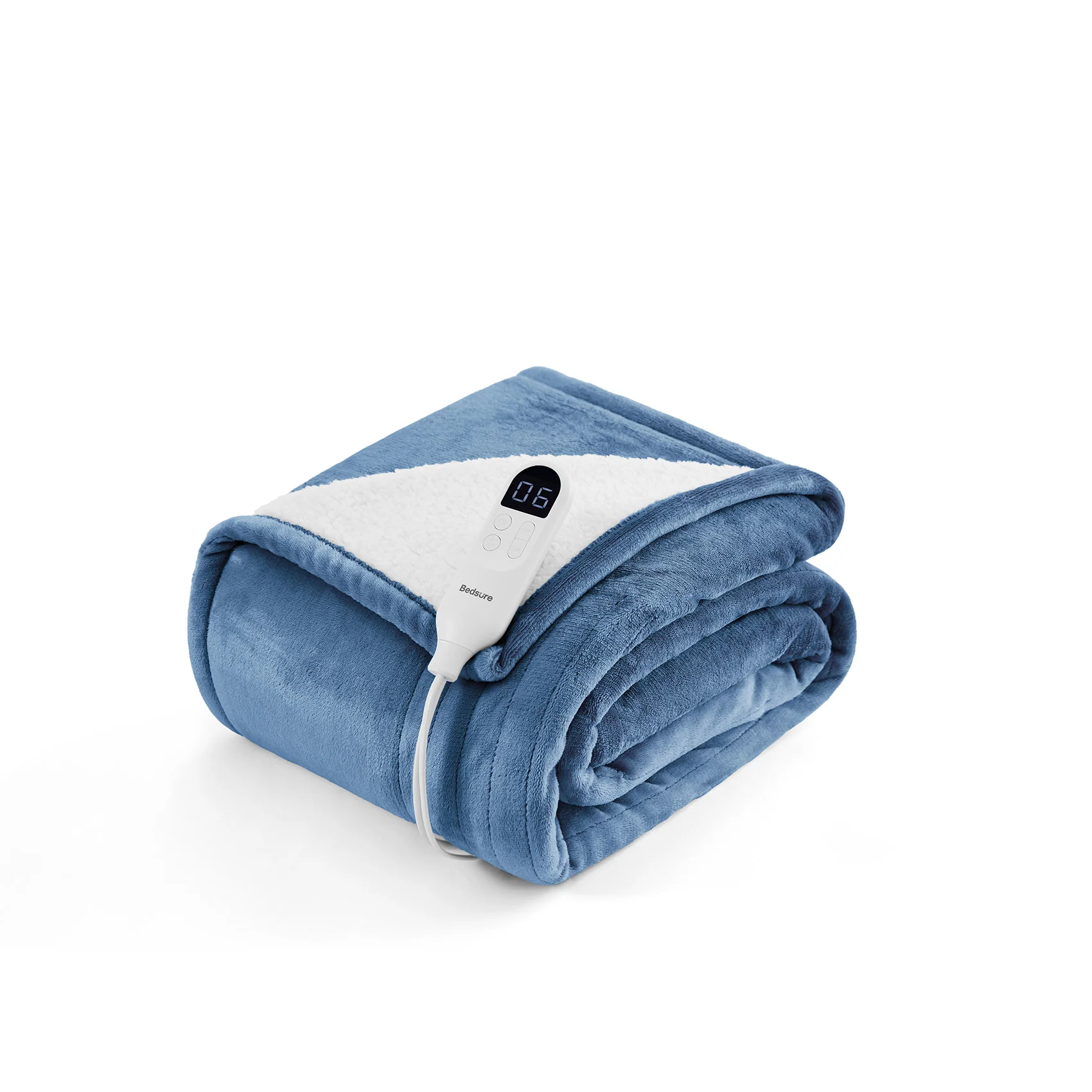 GentleSoft® Solid Flannel Heated Blanket