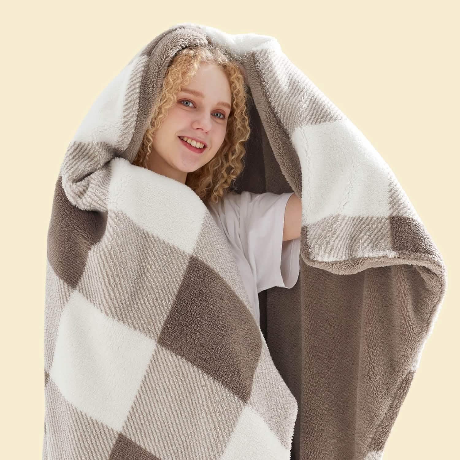 GentleSoft® Sherpa Printed Throw Blanket