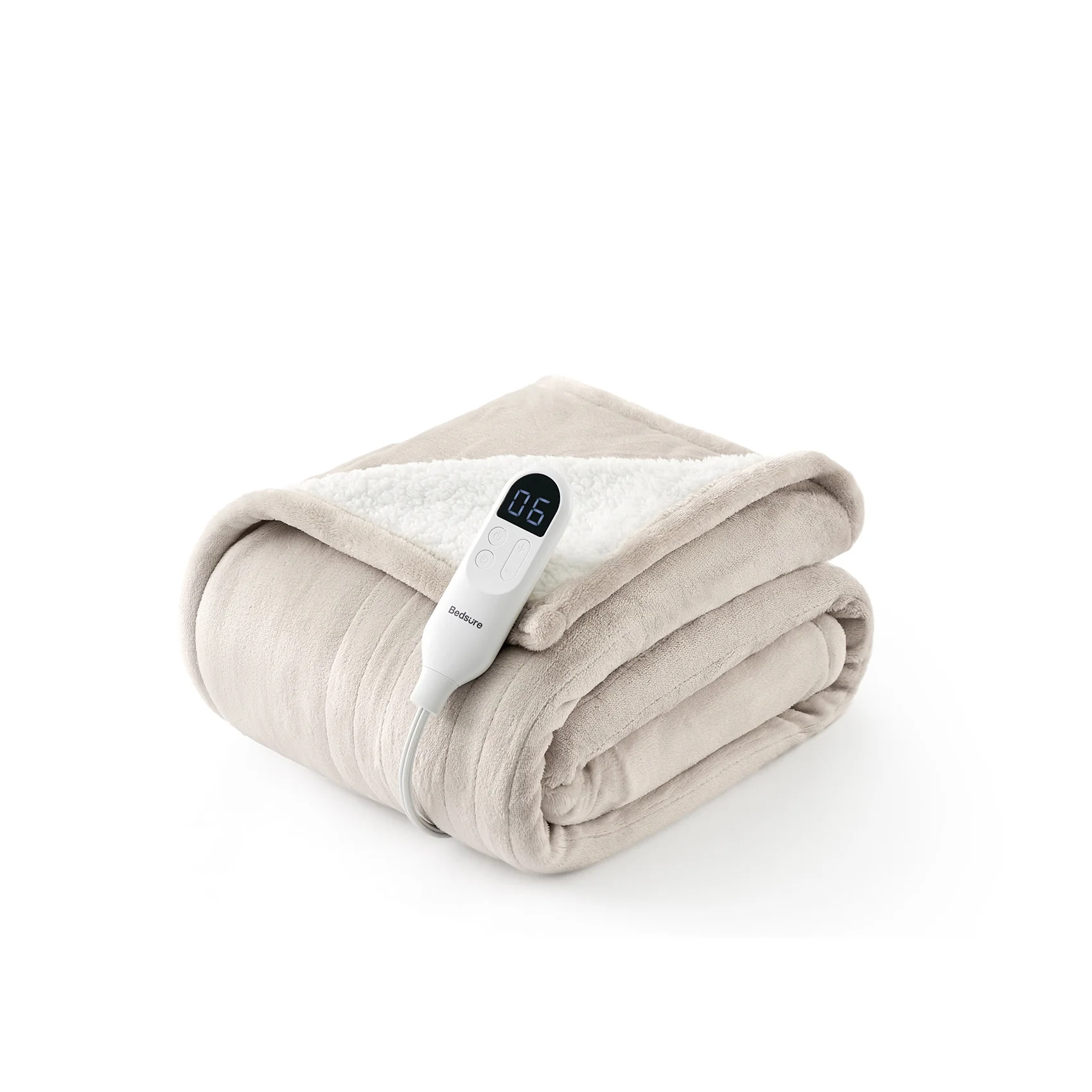 GentleSoft® Solid Flannel Heated Blanket