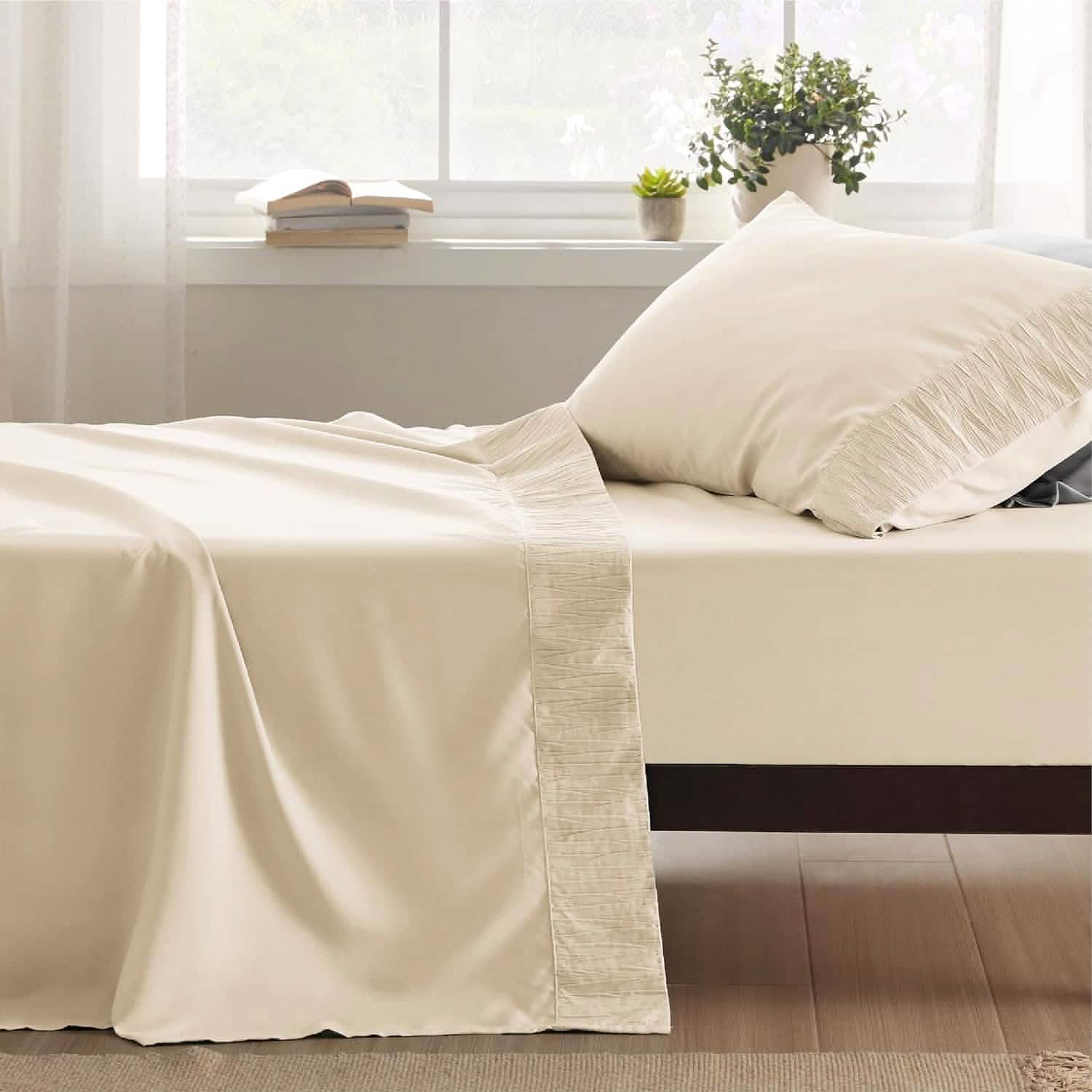 GentleSoft® Ruched Sheet Set