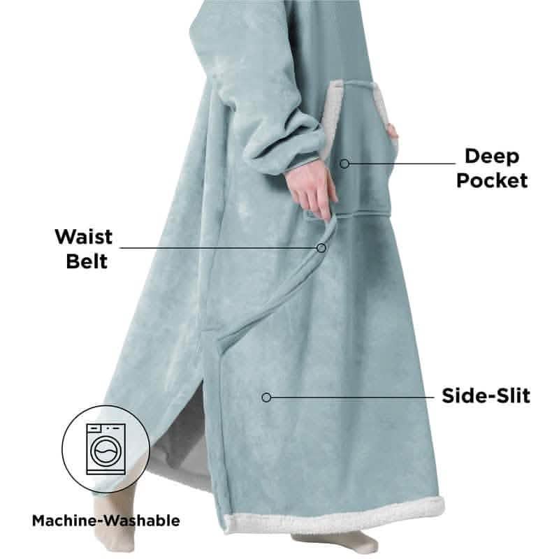 GentleSoft® Sherpa Fleece Wearable Blanket
