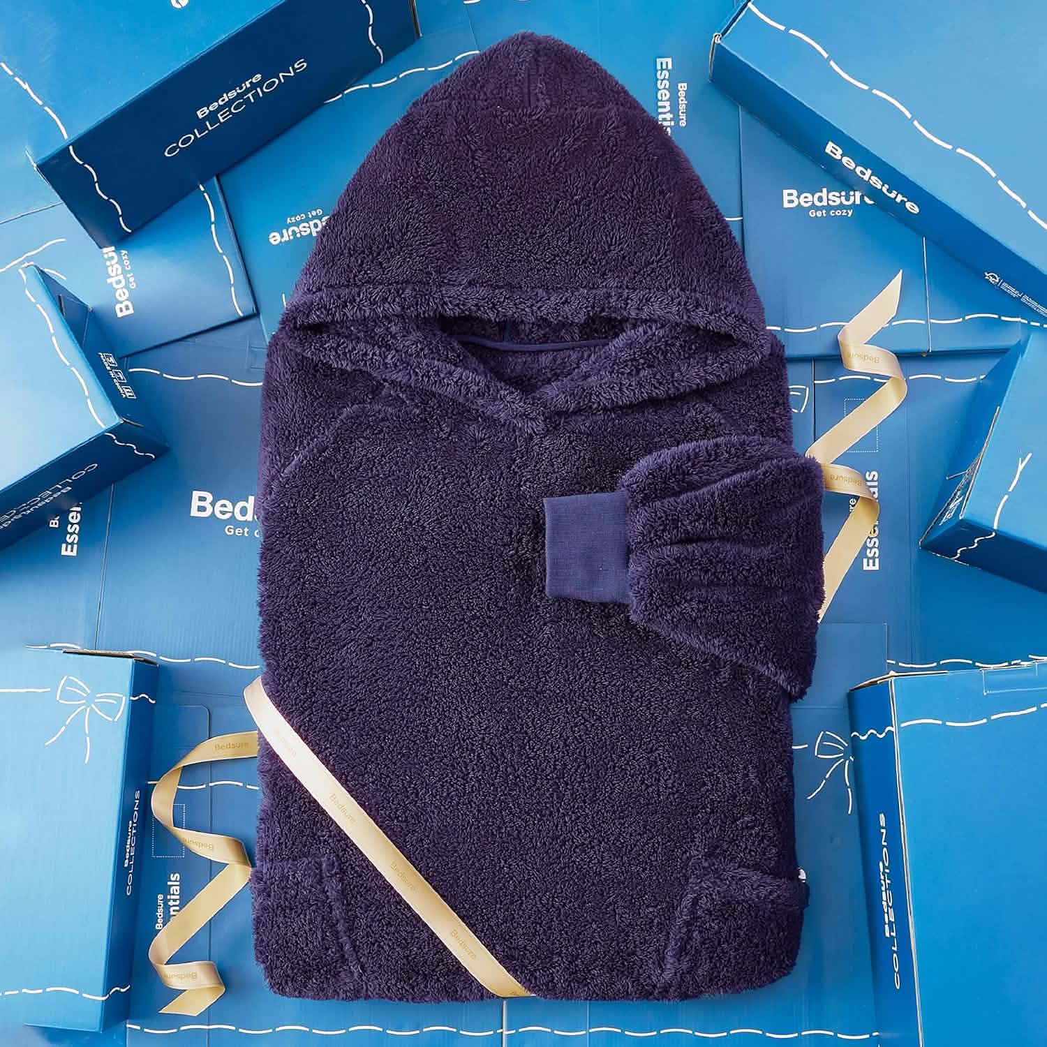 GentleSoft® Shaggy Sherpa Blanket Hoodie