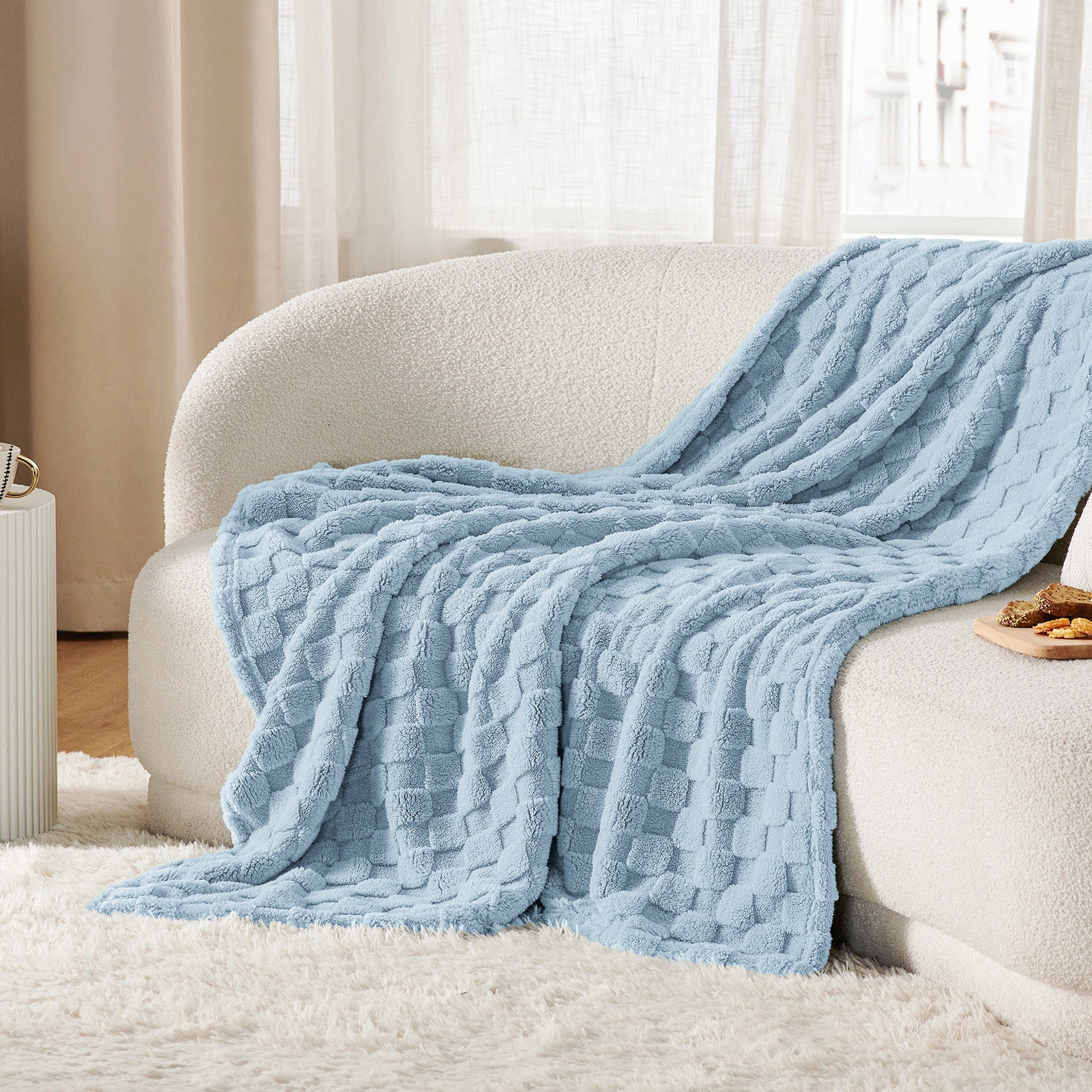 GentleSoft® Jacquard Shaggy Sherpa Blanket