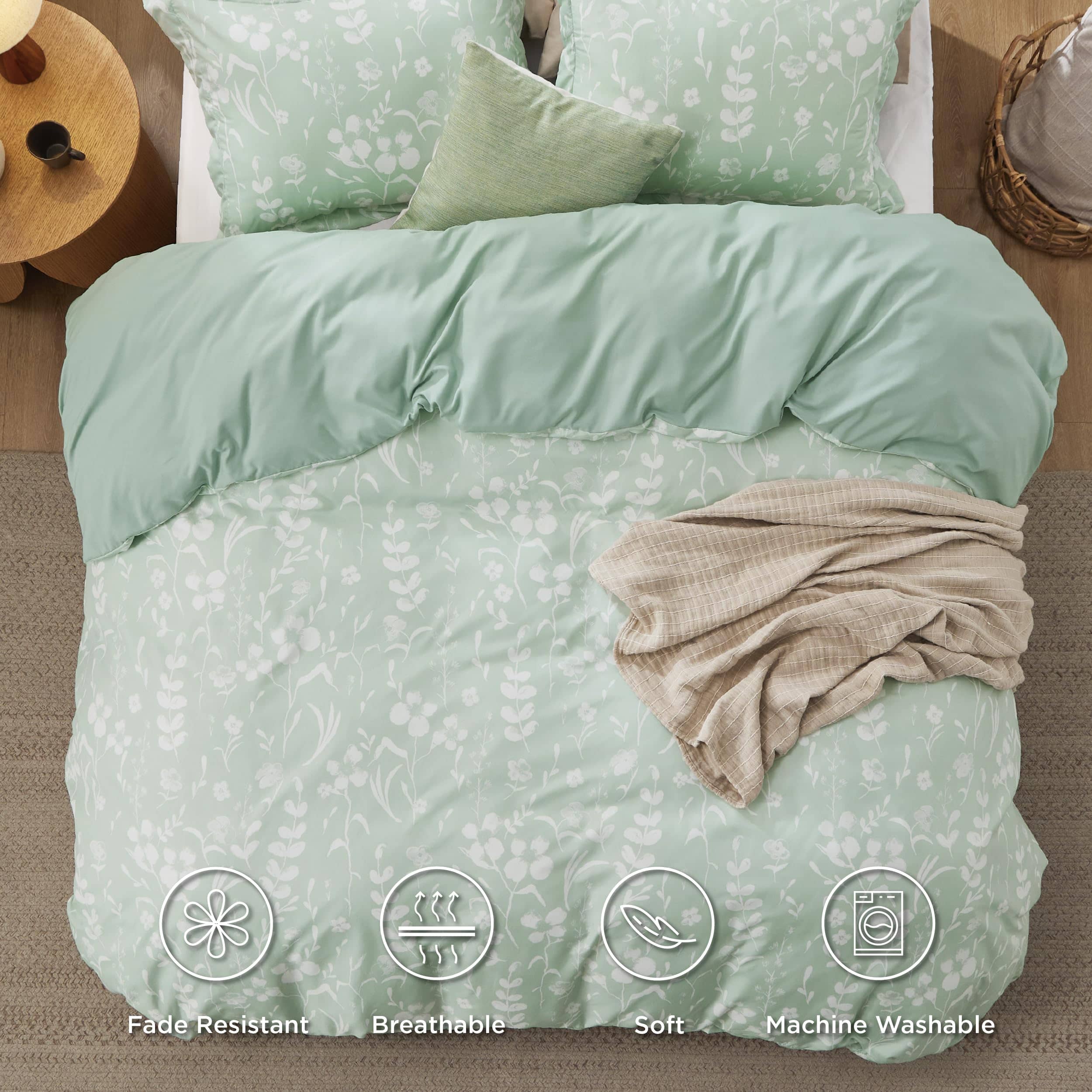 GentleSoft® Microfiber Duvet Cover Set Twin