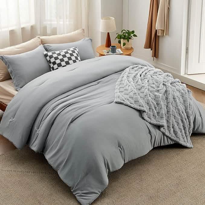 GentleSoft® Checkered Comforter Set