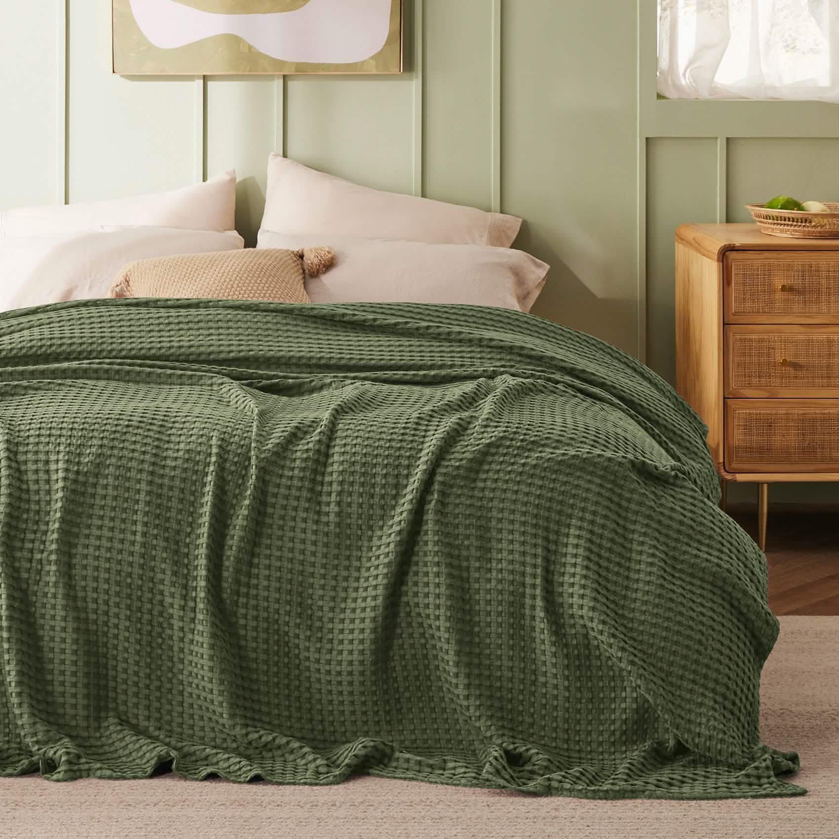 GentleSoft® Cooling Waffle Blanket