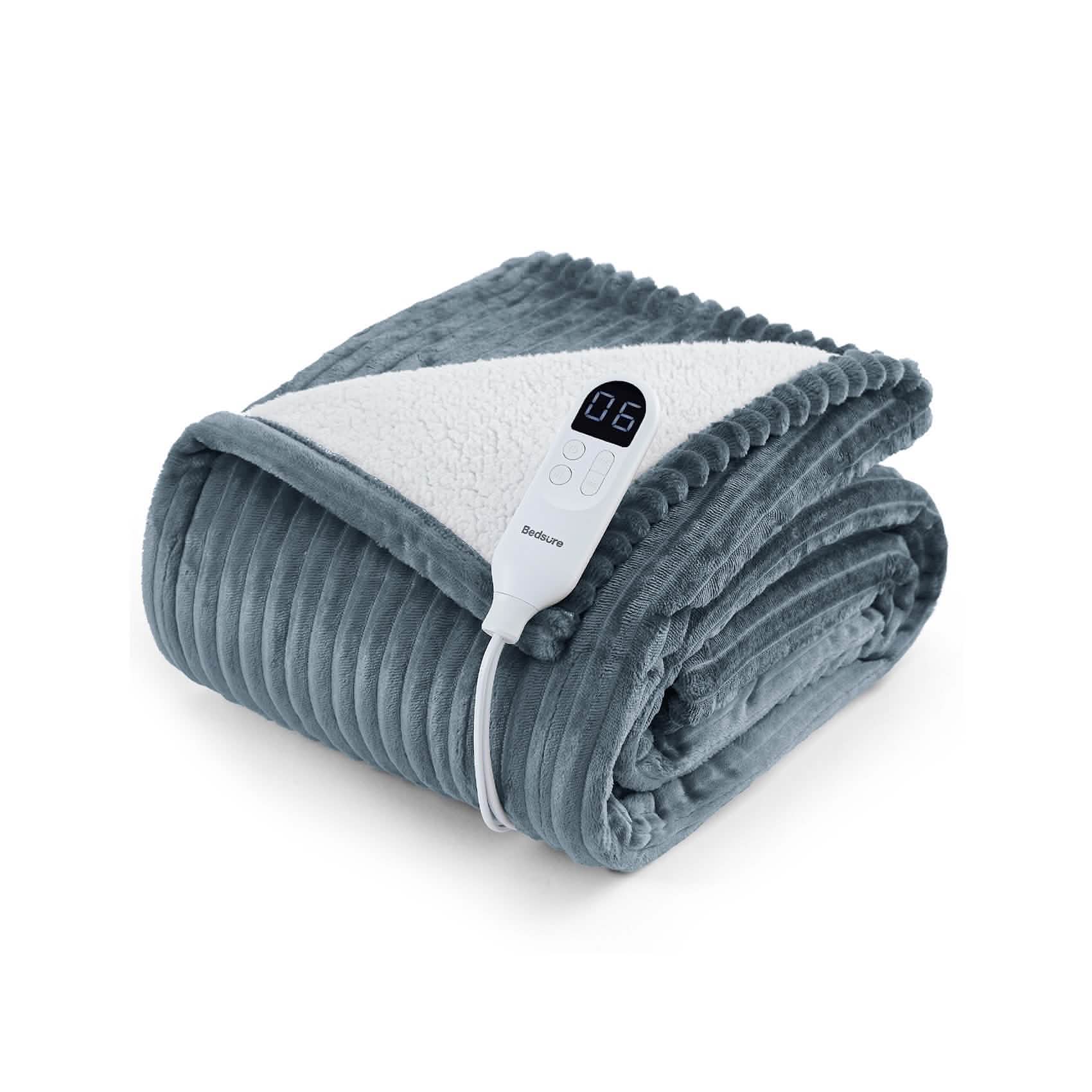 GentleSoft® Ribbed Heated Blanket